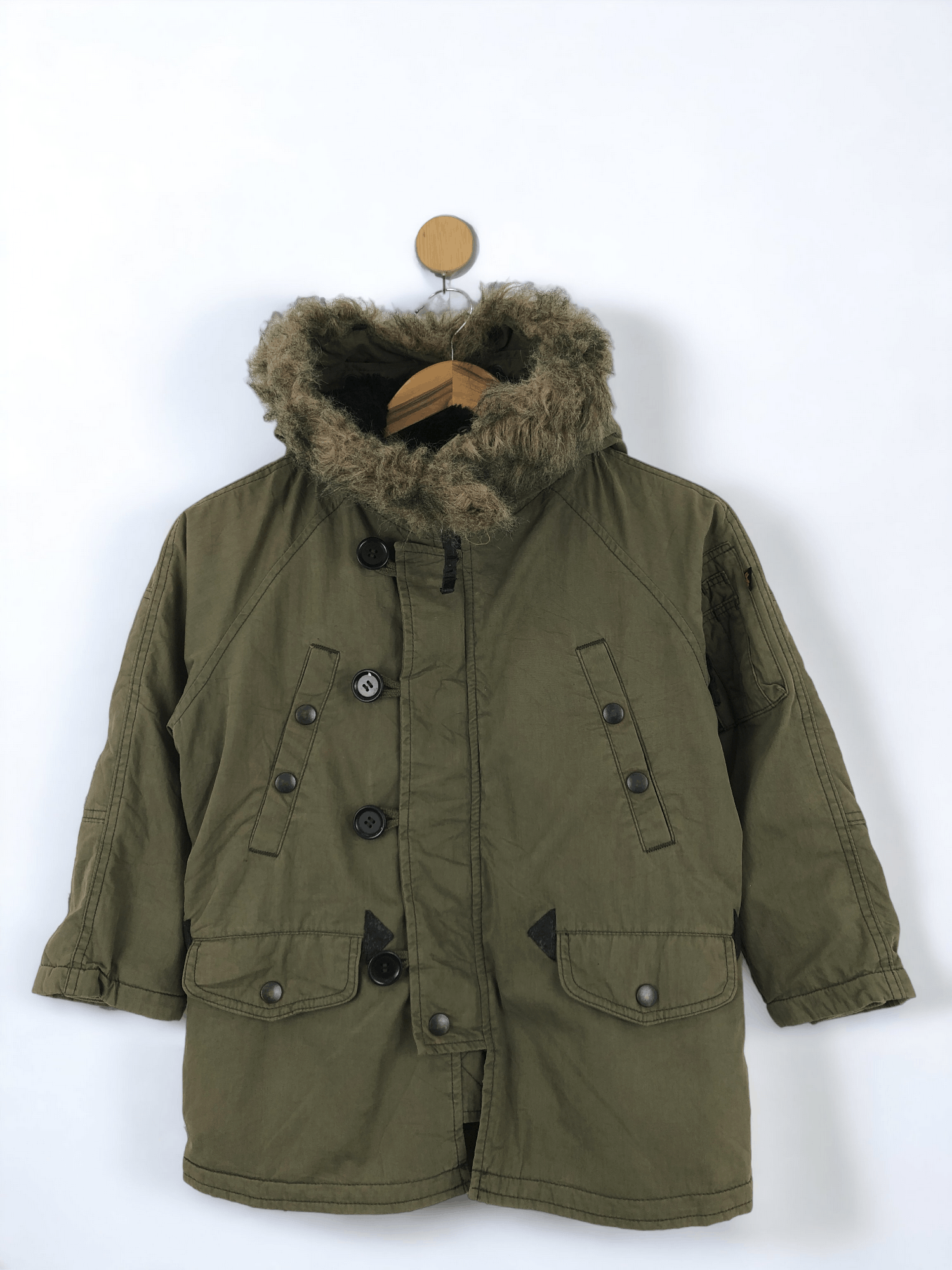 Alpha Industries Vintage Alpha Industries Zipper Ups Sherpa Jacket JA0025 Size US XXS / EU 40 - 1 Thumbnail