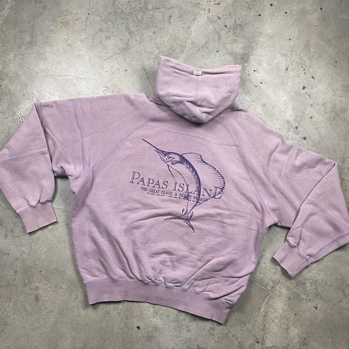 Vintage 90s Papas Island Surf Outdoor Baggy Pullover Size US XXL / EU 58 / 5 - 4 Thumbnail