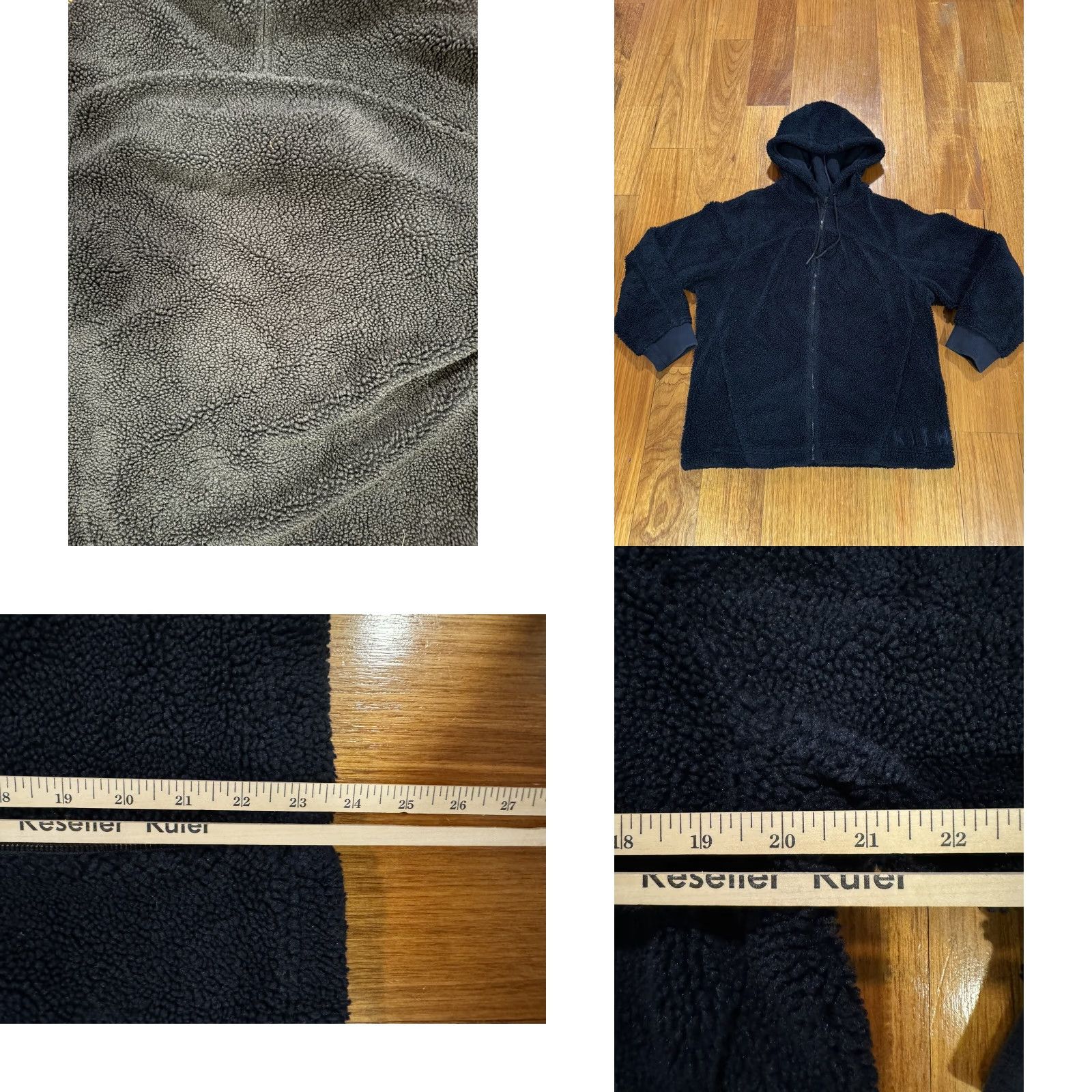 Kith KITH Hoodie Long Sleeve Blue Large Sherpa Full Zip Hooded 1/4 Zip Men Winter Fall Size L Size US L / EU 52-54 / 3 - 9 Thumbnail