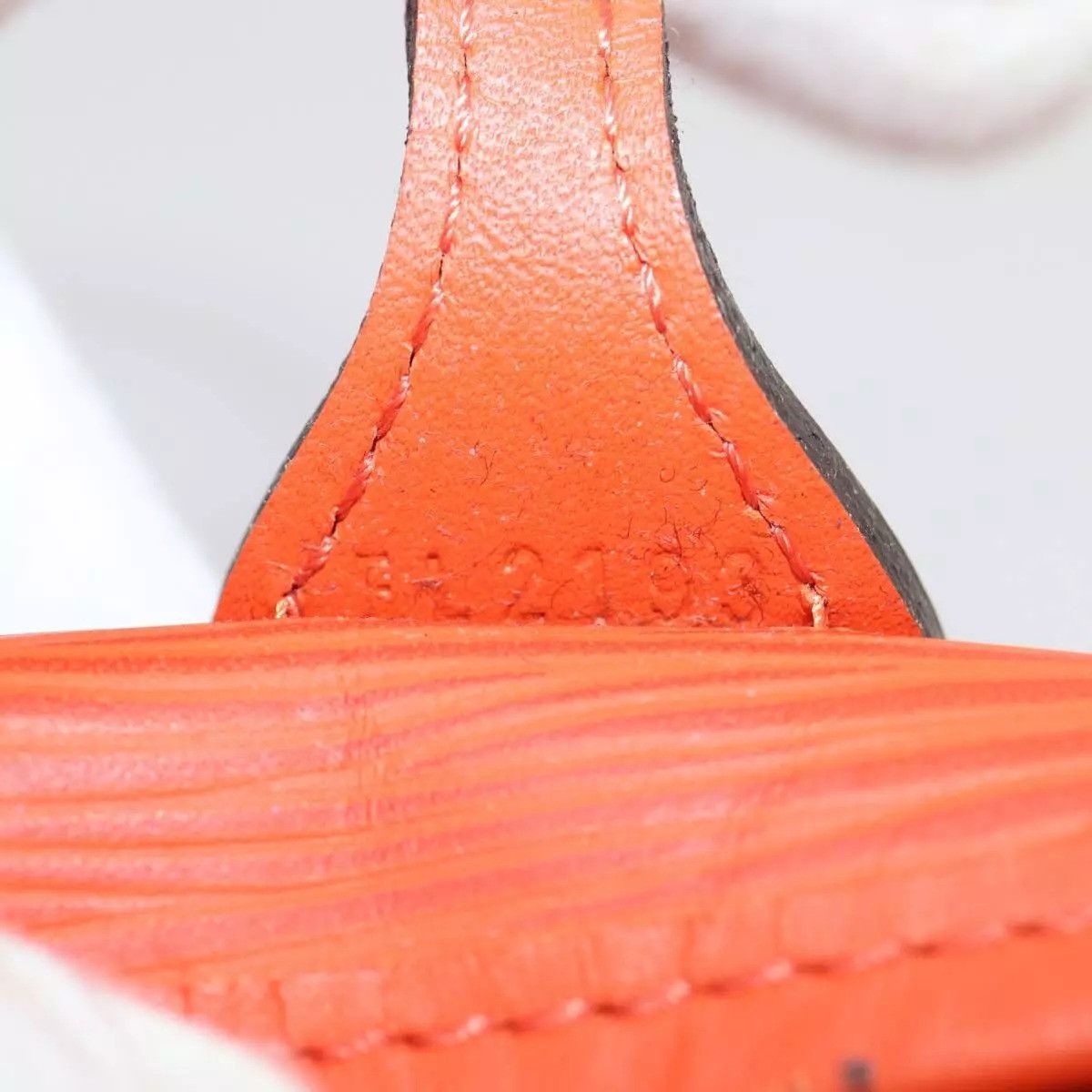 Louis Vuitton LOUIS VUITTON Epi Neverfull MM Tote Bag Orange Pimon Size ONE SIZE - 6 Thumbnail