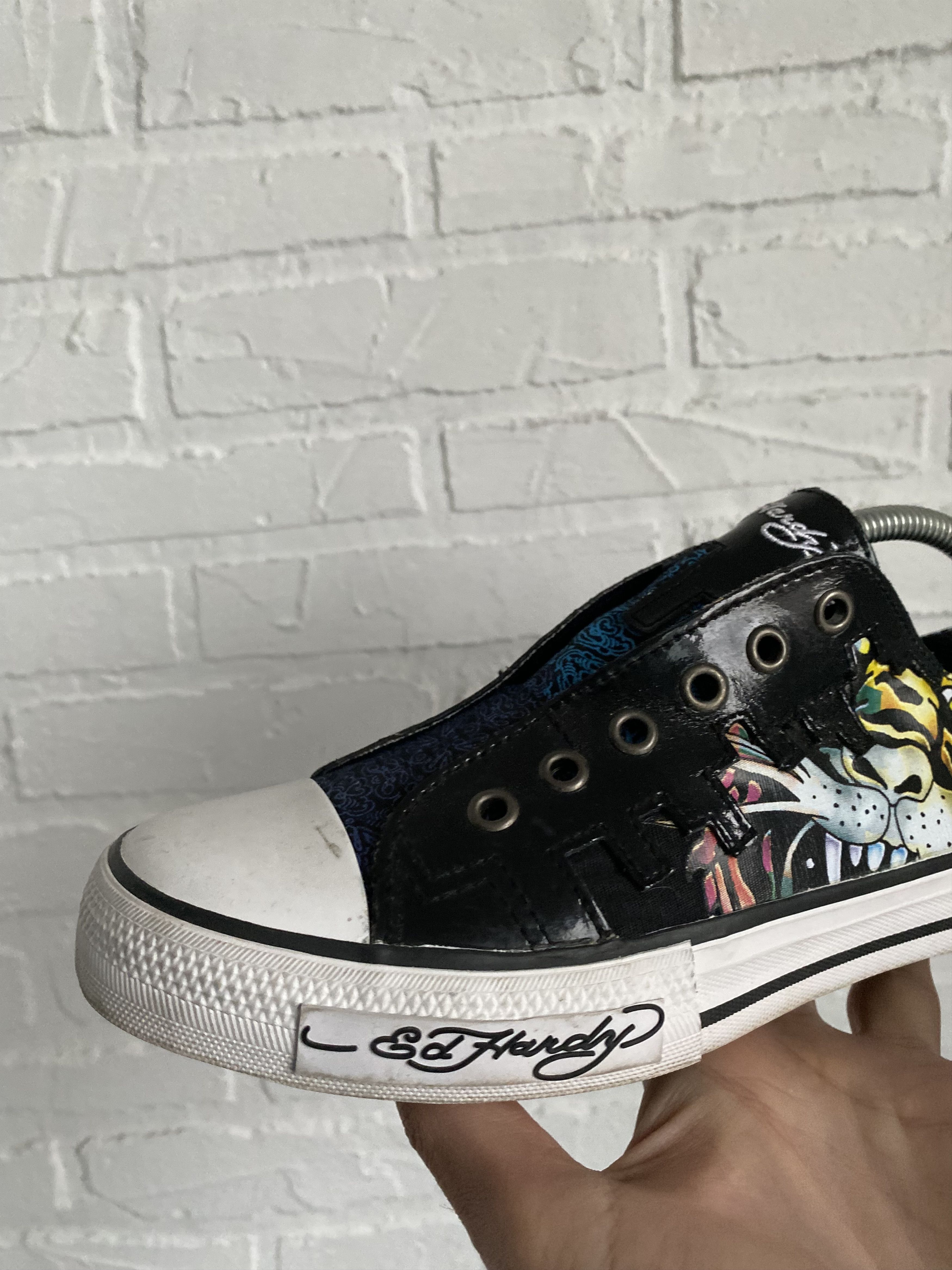Ed Hardy Ed Hardy tattoo tiger old school sneakers Size US 7 / EU 40 - 6 Thumbnail