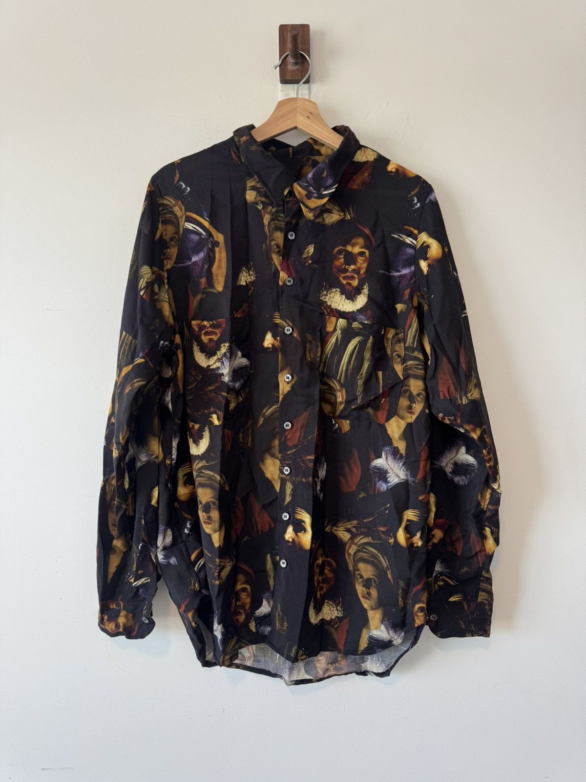 Paul Harnden Shoemakers Paul Harnden Wool Printed Shirt Size US L / EU 52-54 / 3 - 1 Thumbnail