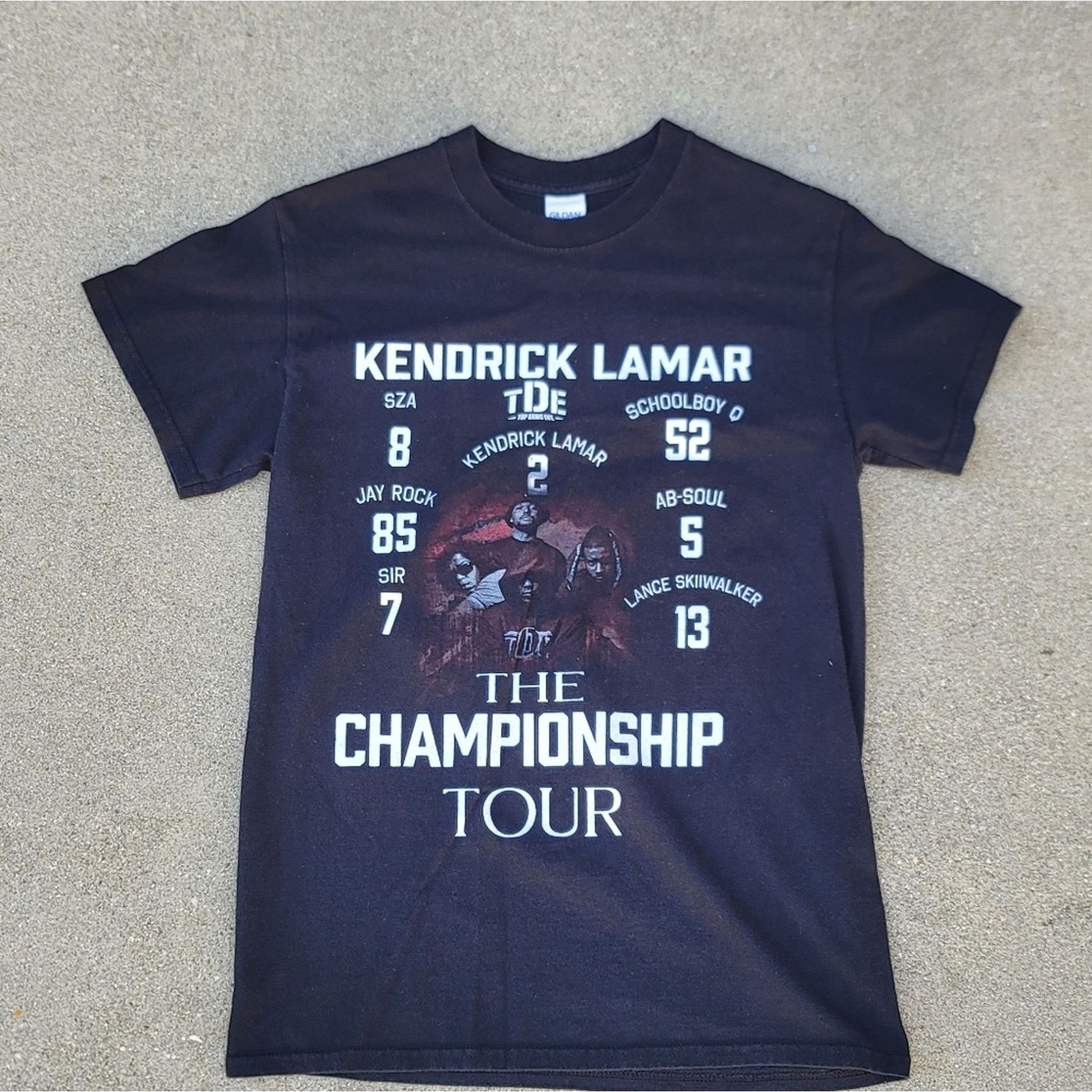 Gildan Top Dawg Ent TDE Kendrick Lamar SZA Championship Tour Tshirt Size US S / EU 44-46 / 1 - 2 Thumbnail