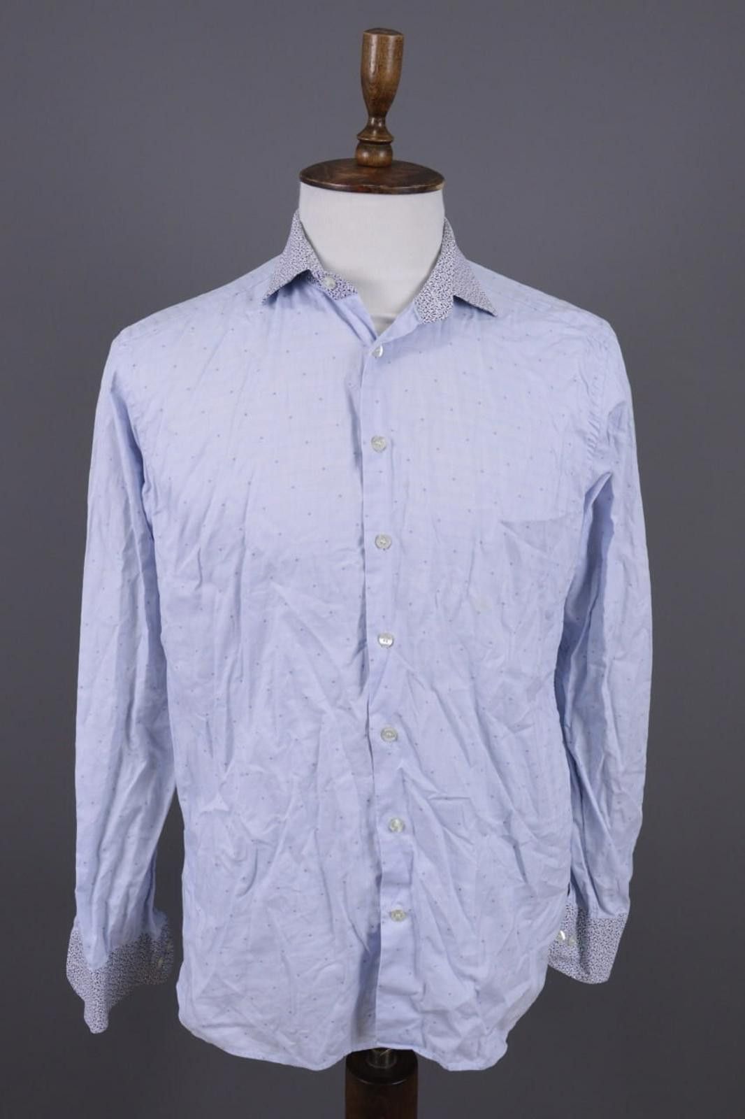 Etro Etro Milano Blue Paisley Button Down Shirt Size 41 Size US M / EU 48-50 / 2 - 1 Thumbnail