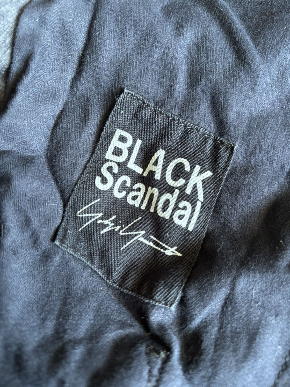 Japanese Brand Yohji Yamamoto Black Scandal SS19 Graphic Print Pants Size US 32 / EU 48 - 5 Thumbnail