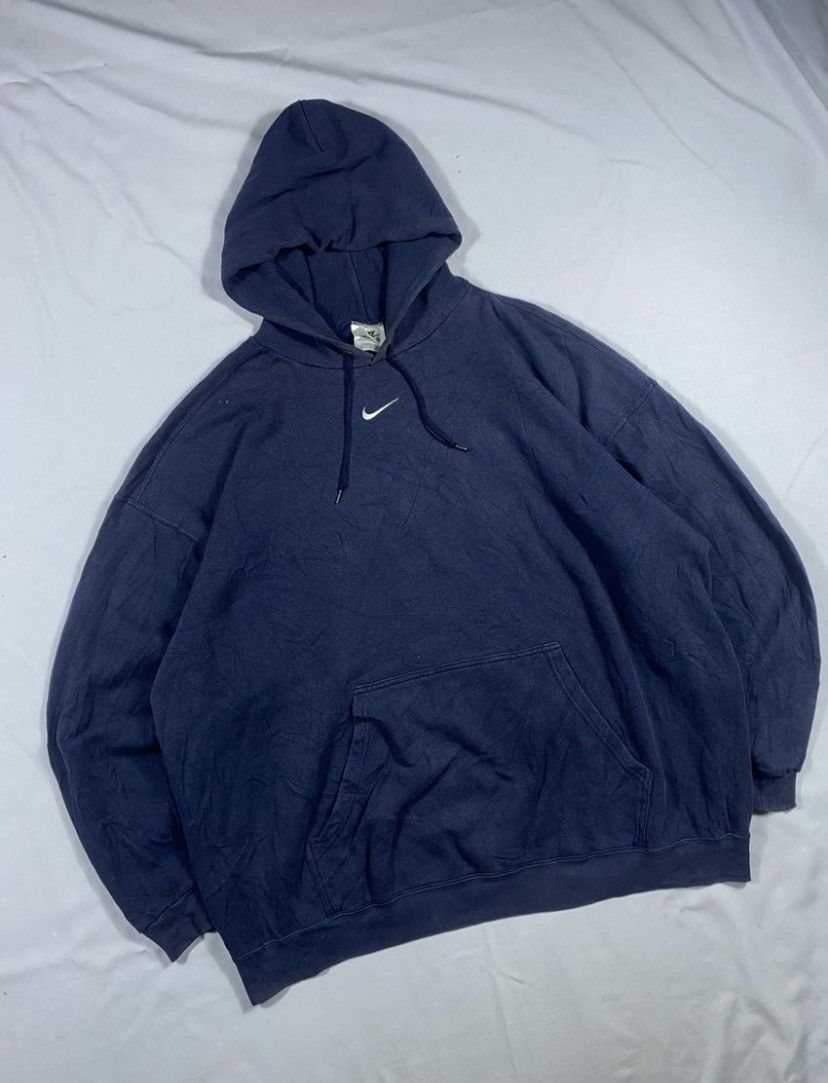 Nike Nike Vintage Center Rare Hoodie Size US XXL / EU 58 / 5 - 2 Thumbnail