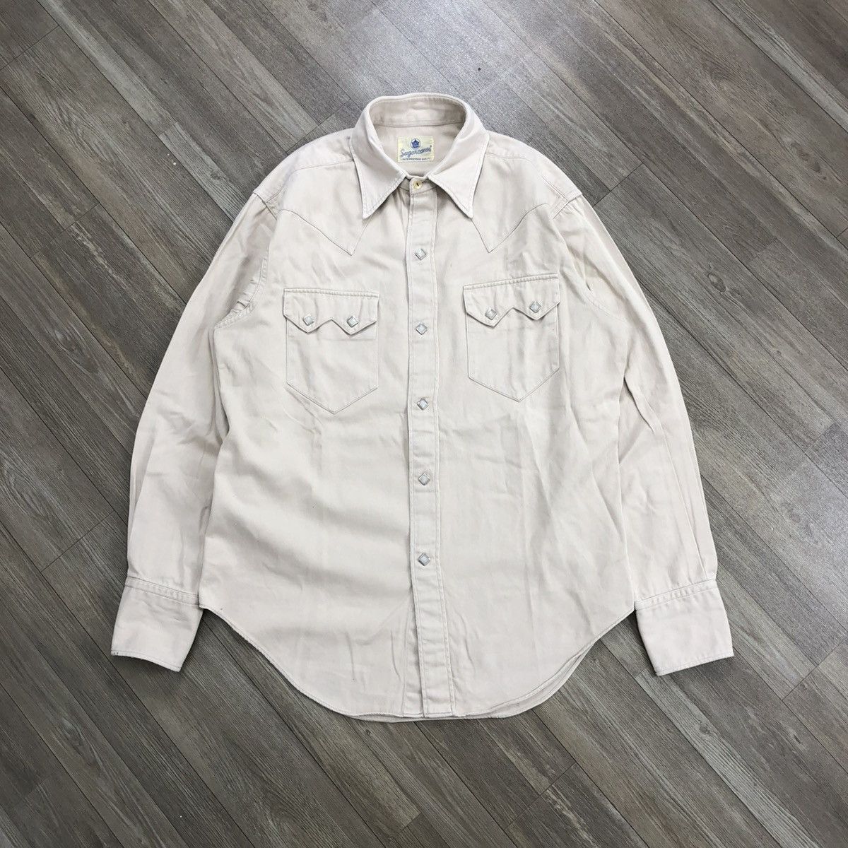 Japanese Brand × Sugar Cane × Toyo Enterprises 1990s Sugar Cane Toyo Enterprise Chambray Western Shirt Size US M / EU 48-50 / 2 - 2 Thumbnail