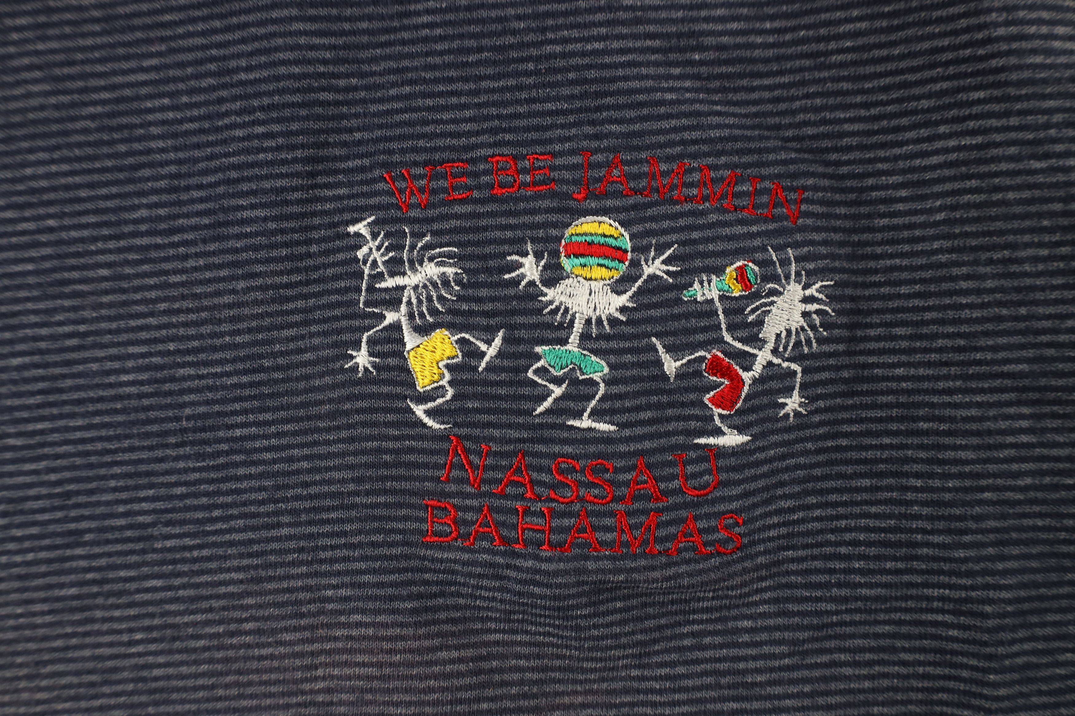 Vintage Vintage 90s Streetwear Be Jammin Nassau Bahamas T-Shirt USA Size US L / EU 52-54 / 3 - 4 Thumbnail