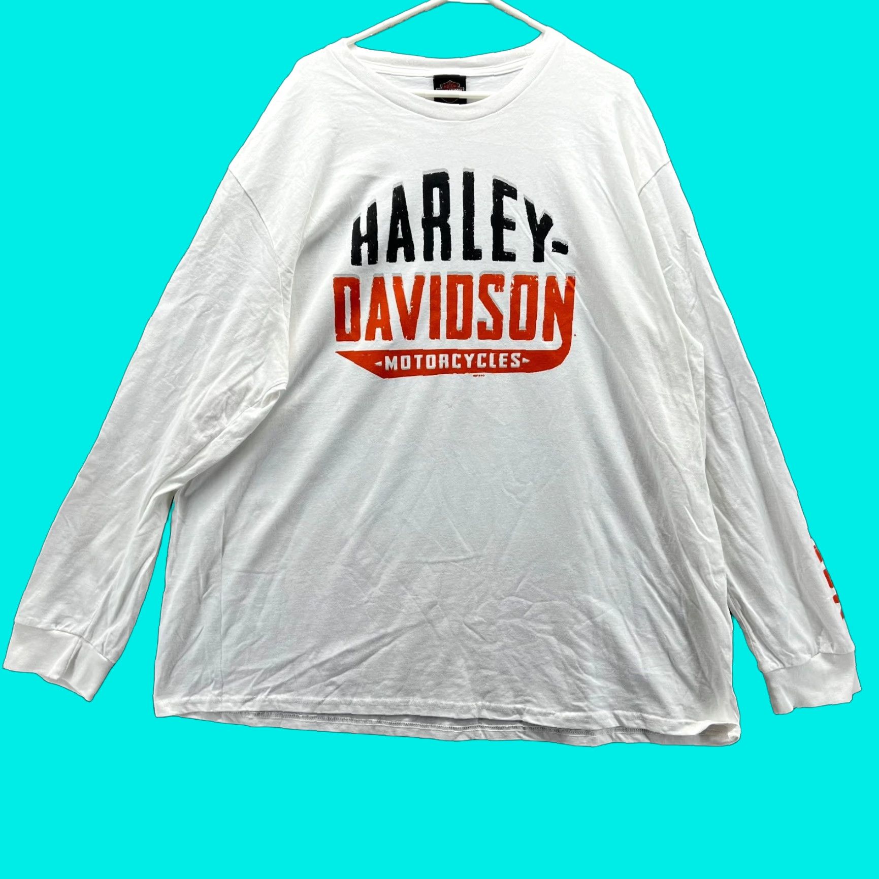 Harley Davidson Harley-Davidson Shirt Men 4XL White Red Motorcycle Biker Long Sleeve 2017 NEW Size US XXL / EU 58 / 5 - 1 Thumbnail