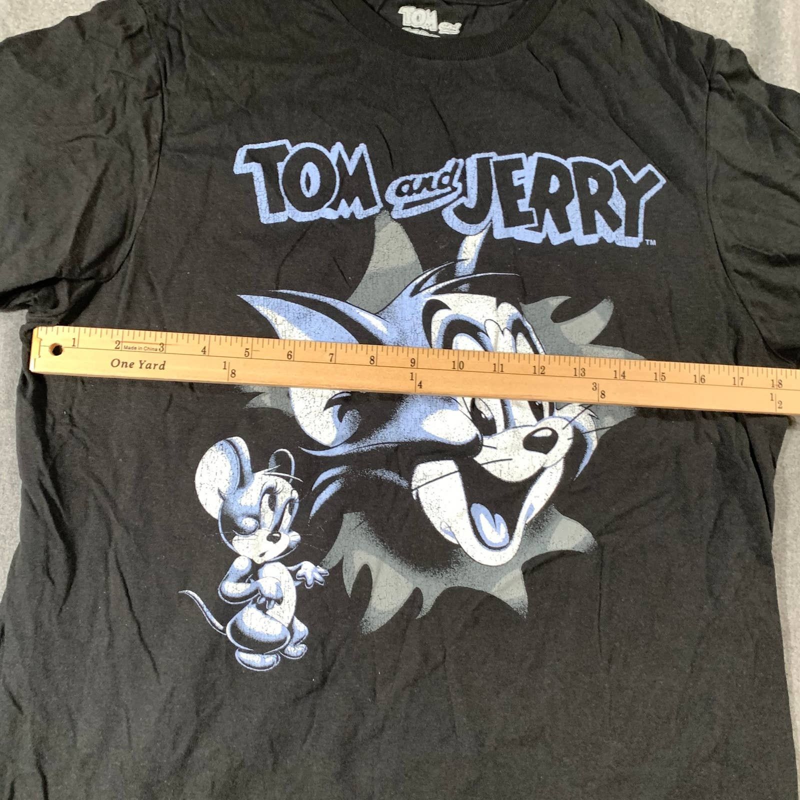Other Tom & Jerry Shirt Women Medium Black Casual T Shirt Ladies Size M / US 6-8 / IT 42-44 - 4 Thumbnail