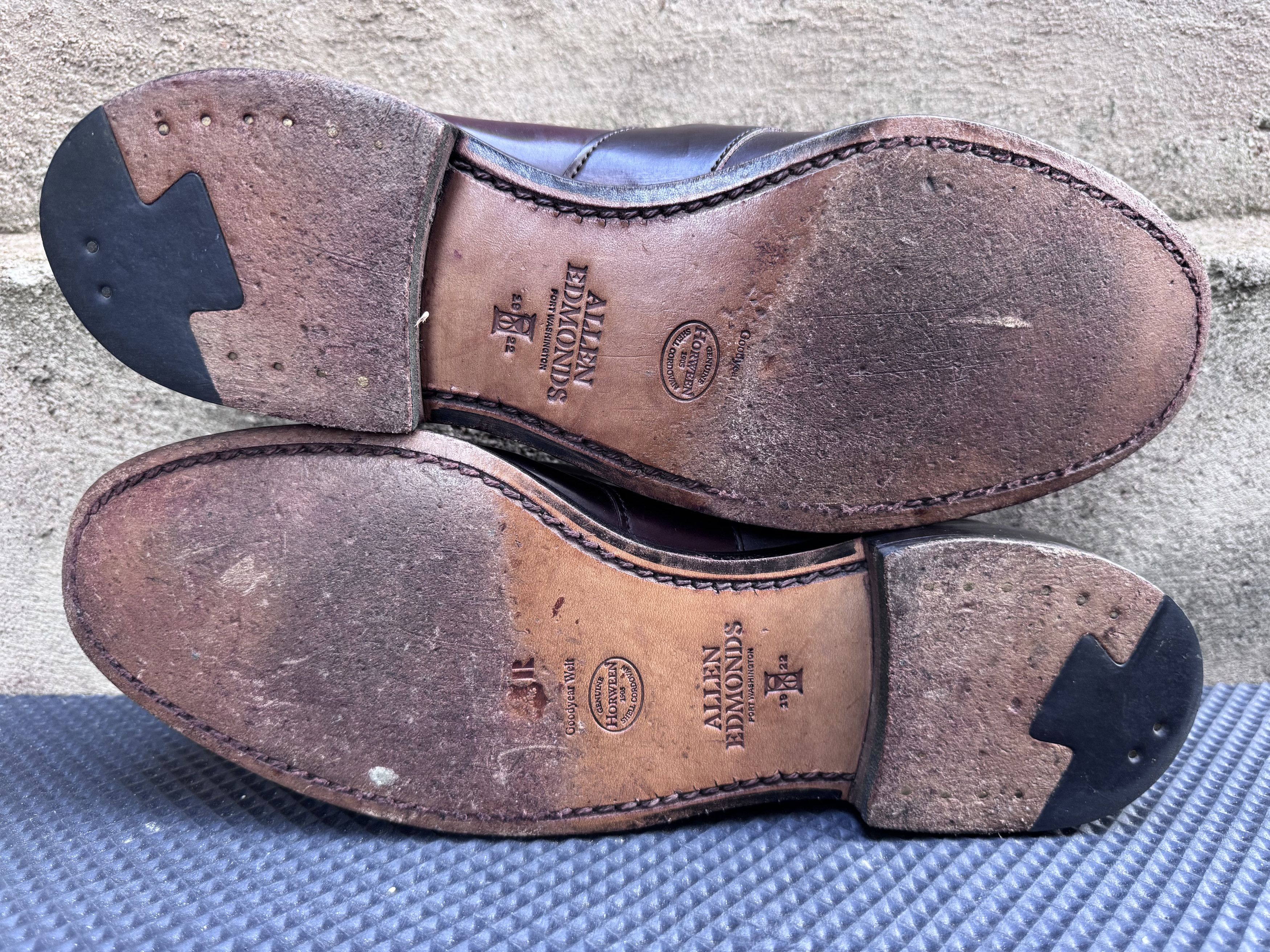 Church's Allen Edmonds Randolph Shell Cordovan Penny Loafers Size US 10 / EU 43 - 9 Thumbnail