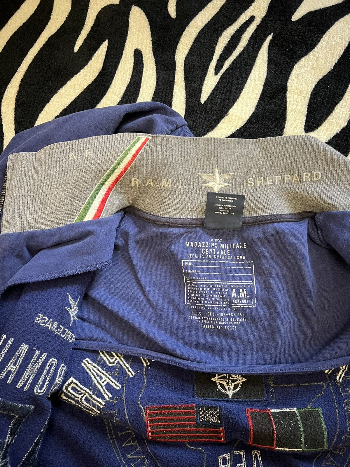 Aeronautica Militare Aeronautica Militare zipper sweatshirt military style AFB Size US M / EU 48-50 / 2 - 12 Thumbnail