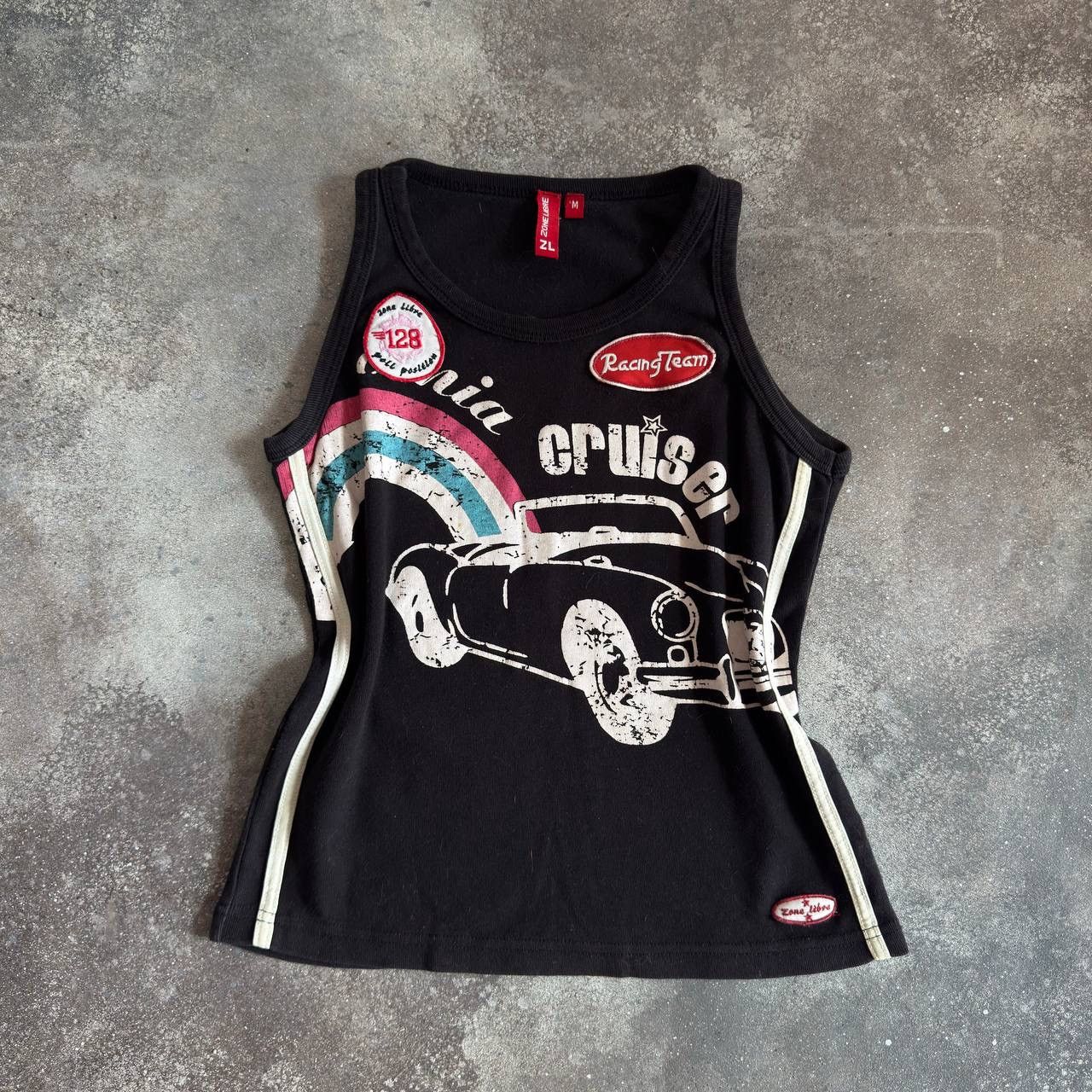 20471120 2000’s Aesthetic Y2K Vintage Sexy Tank Top Size M / US 6-8 / IT 42-44 - 1 Thumbnail