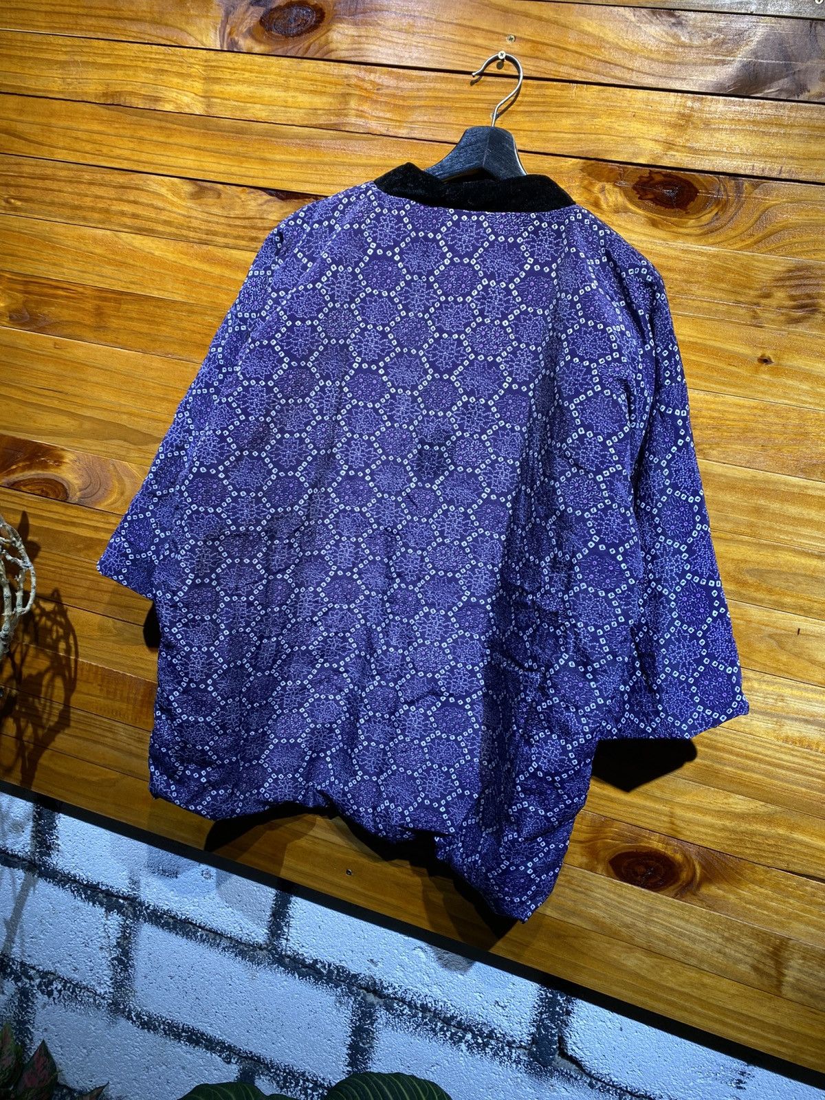 Japanese Brand Vintage Japanese Hanten Jacket – Purple Geometric Pattern Size US M / EU 48-50 / 2 - 10 Thumbnail