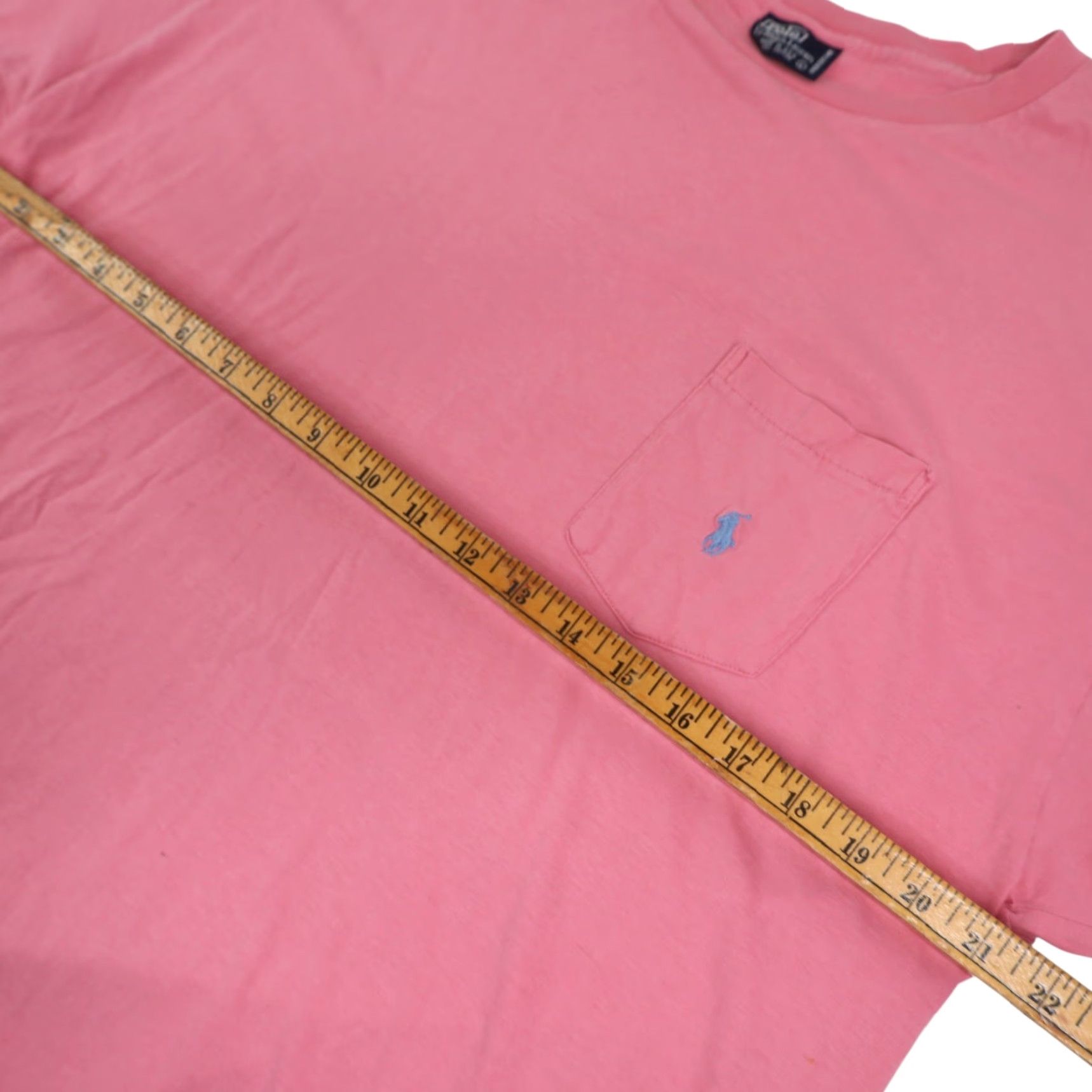 Polo Ralph Lauren VINTAGE Polo Ralph Lauren Mens Shirt Pink Large Classic Pocket Tee Mens Size US L / EU 52-54 / 3 - 7 Thumbnail
