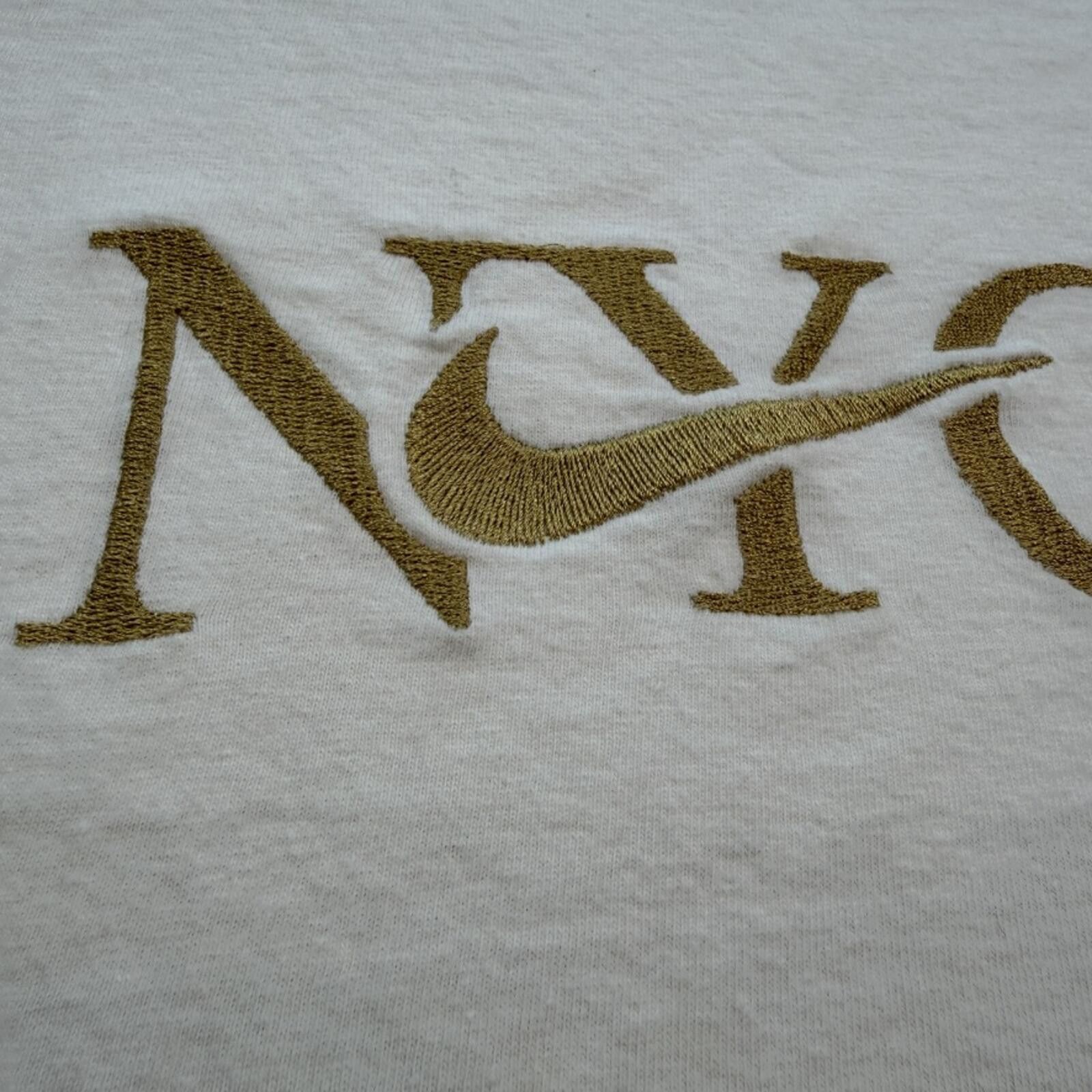 Nike Nike NYC Gold Embroidered Long Sleeve Shirt Athletic Tee Size US S / EU 44-46 / 1 - 3 Thumbnail