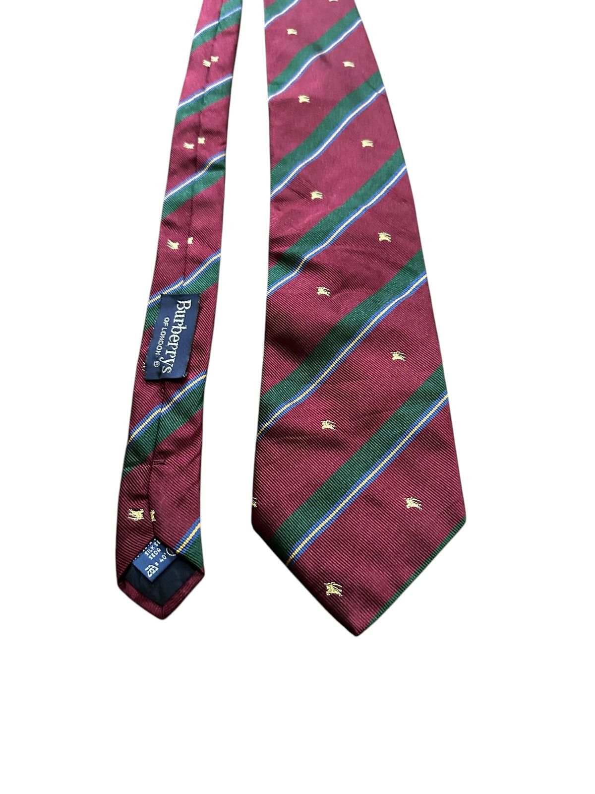 Burberry × Vintage vintage 90s burberrys ties silk Size ONE SIZE - 3 Thumbnail
