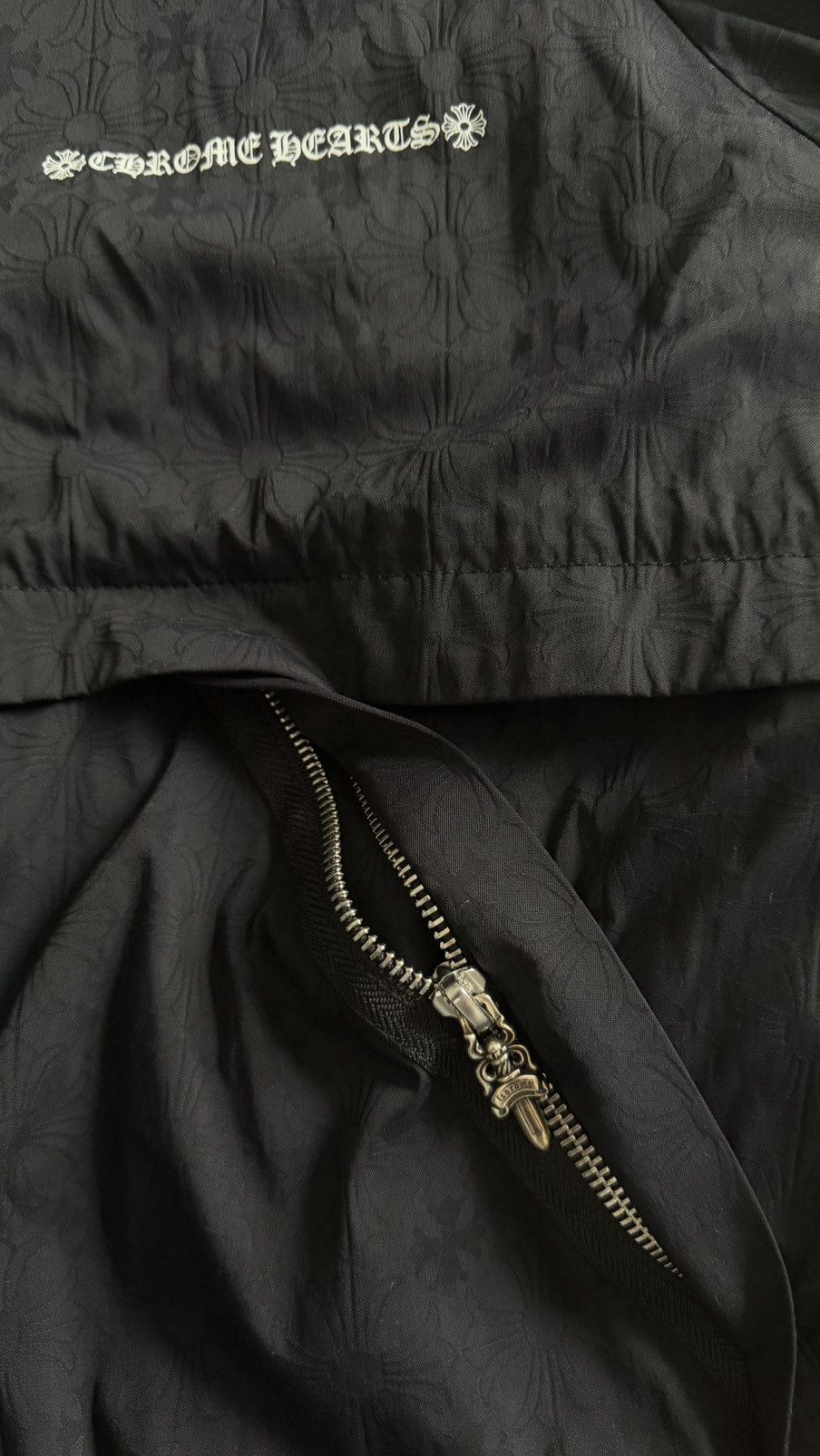 Chrome Hearts Chrome Hearts Tonal Print Lightweight Windbreaker Cropped Size US XL / EU 56 / 4 - 9 Thumbnail