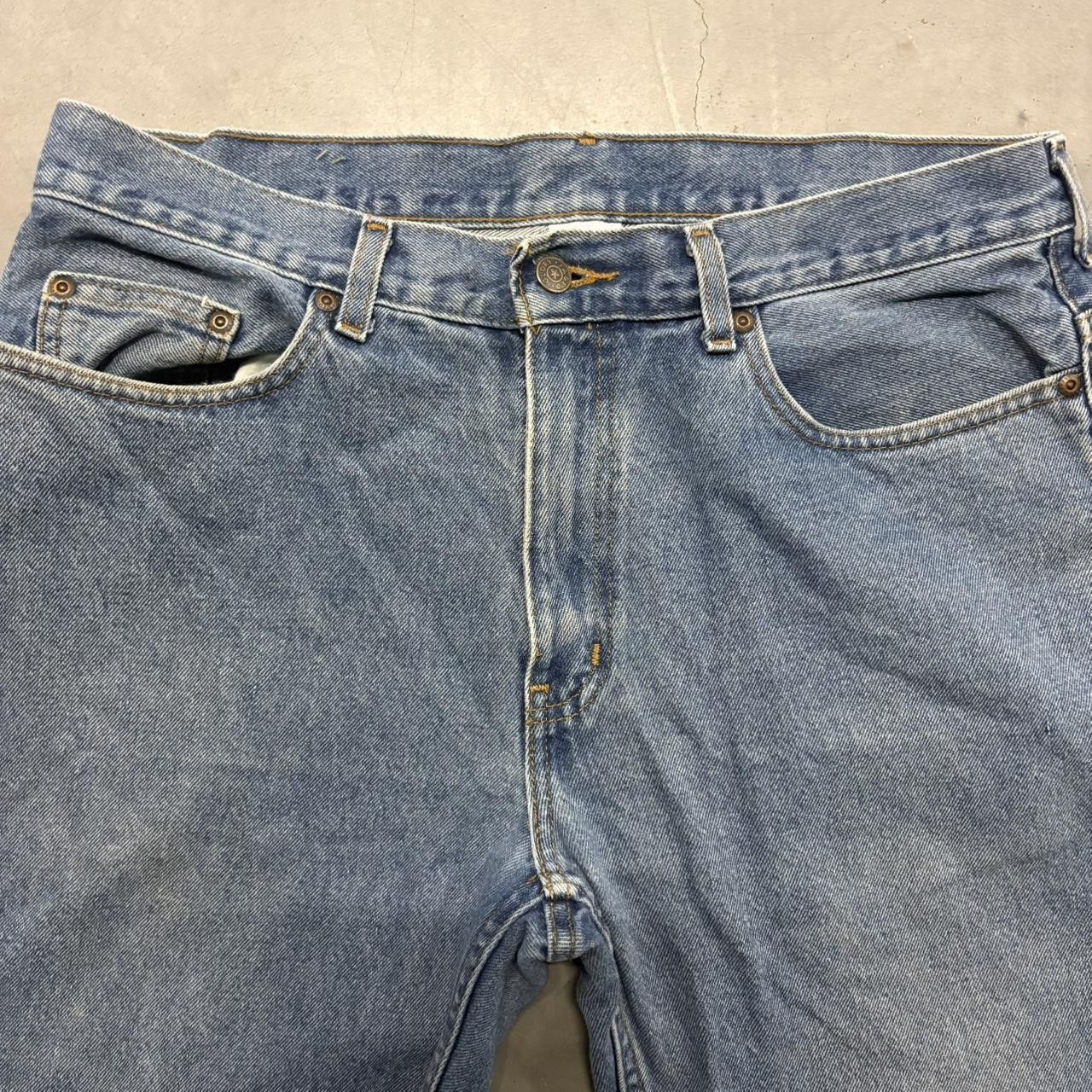 Vintage Crazy Vintage Y2K 2000s Baggy Wideleg Medium Wash Denim Jeans! Size US 34 / EU 50 - 2 Thumbnail