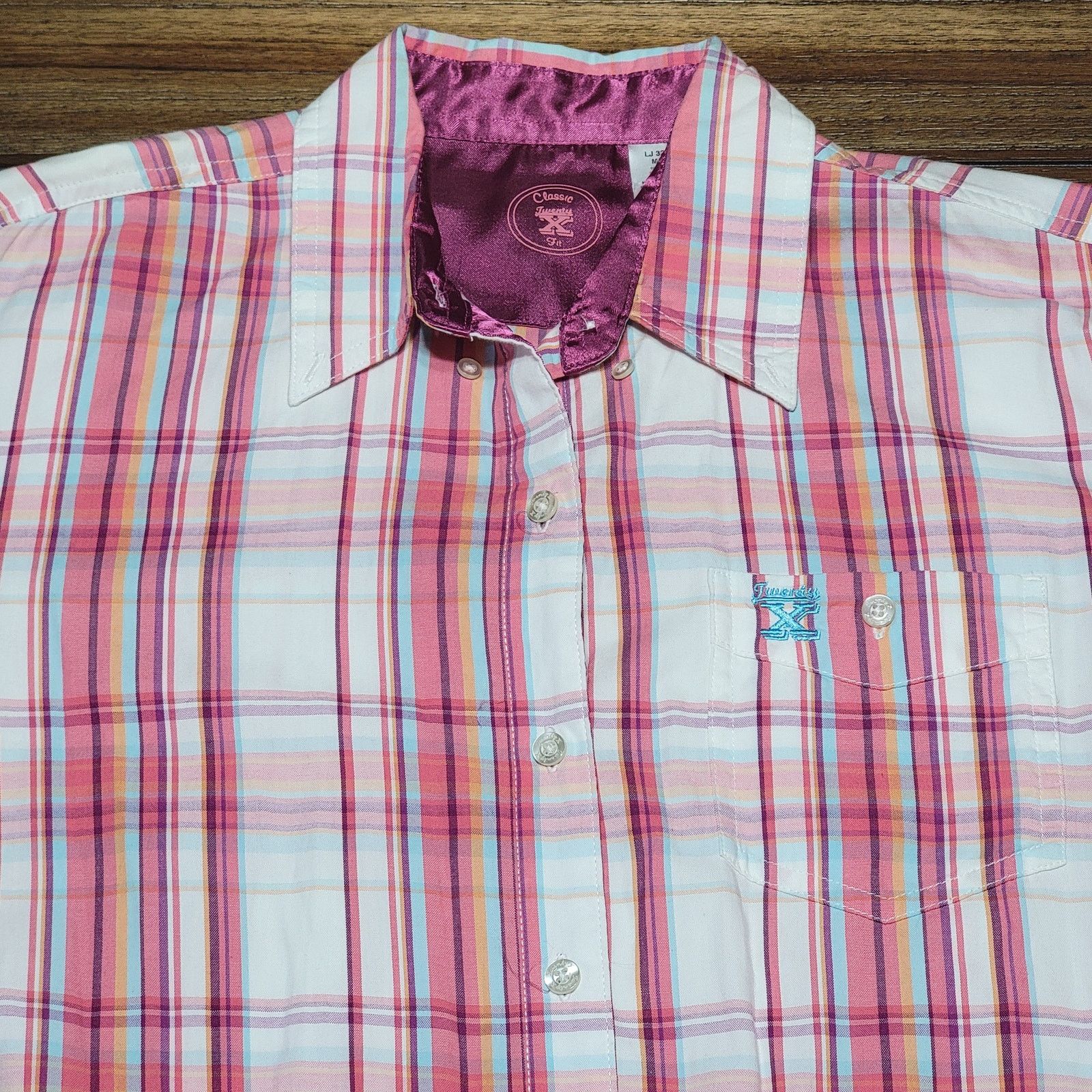 Other Classic Twenty X Fit LS Button Up Western Shirt -Size Medium Size M / US 6-8 / IT 42-44 - 2 Thumbnail