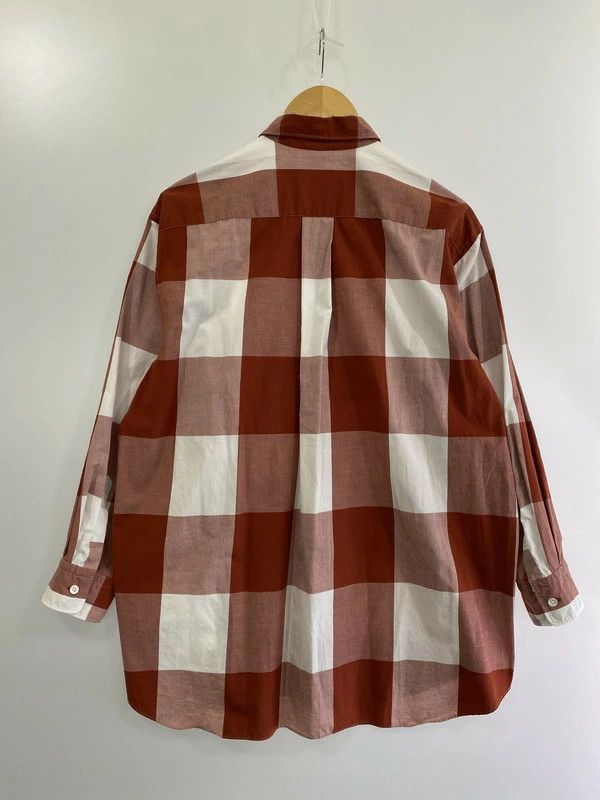 Comme des Garcons Homme Shirt Cotton long sleeve Check Long Sleeve Red/White Size US XL / EU 56 / 4 - 2 Thumbnail