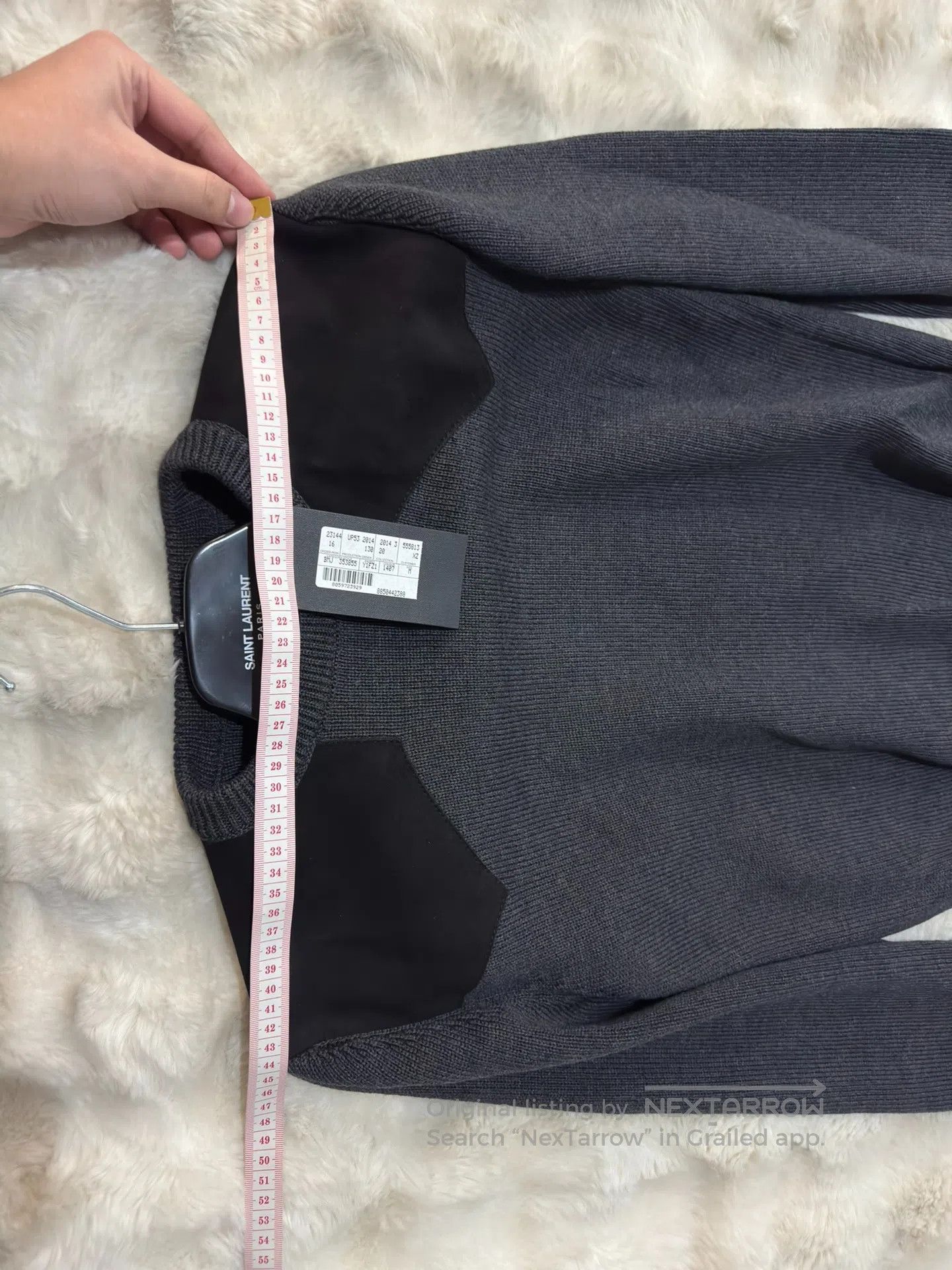 Saint Laurent Paris Saint Laurent Paris Original Year Sheepskin Patchwork Men' Size US M / EU 48-50 / 2 - 5 Thumbnail
