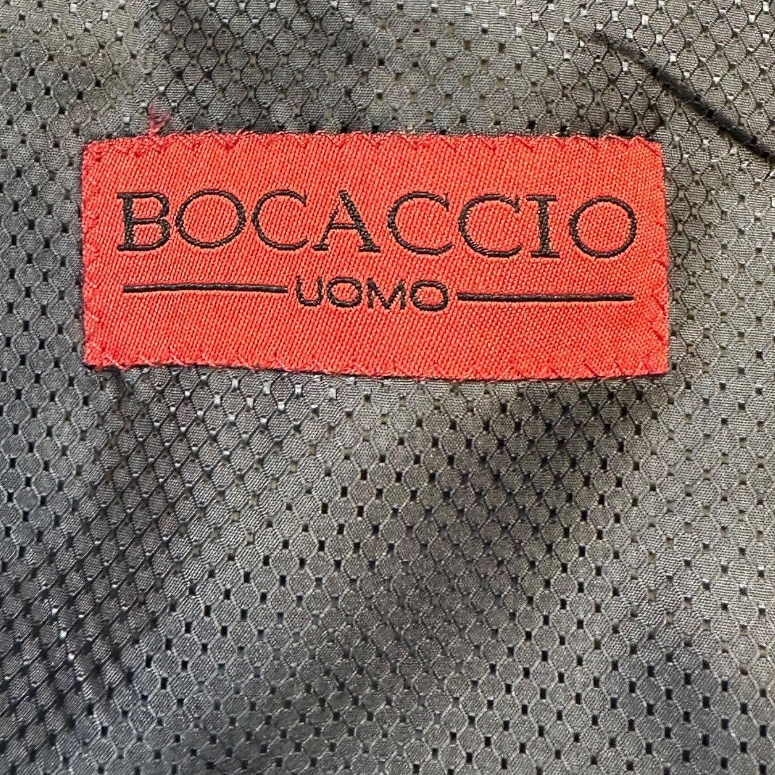 Other Bocaccio Uomo Sport Coat Blazer Gray Wool Blend 56L Long Size 54L - 5 Thumbnail