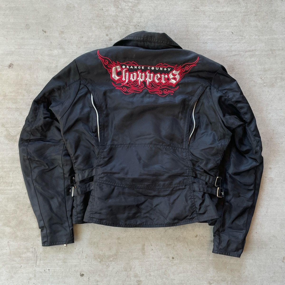Harley Davidson × Vintage Vintage Orange County Choppers Biker Jacket Size M / US 6-8 / IT 42-44 - 4 Thumbnail