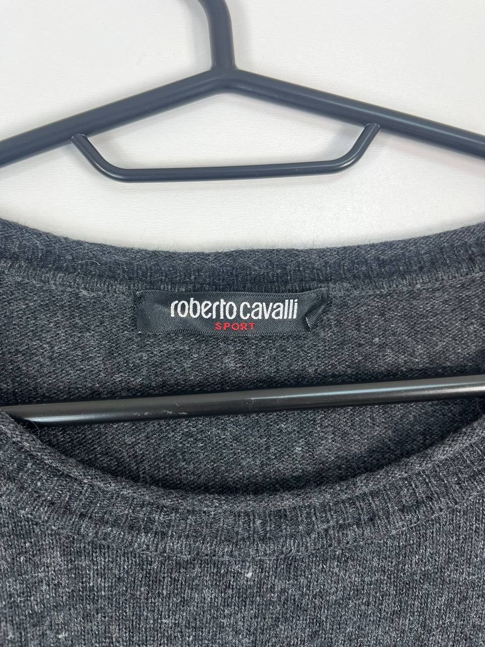 Roberto Cavalli Roberto Cavalli Sport Grey Angora Pullover Jumper Size M Size US M / EU 48-50 / 2 - 2 Thumbnail