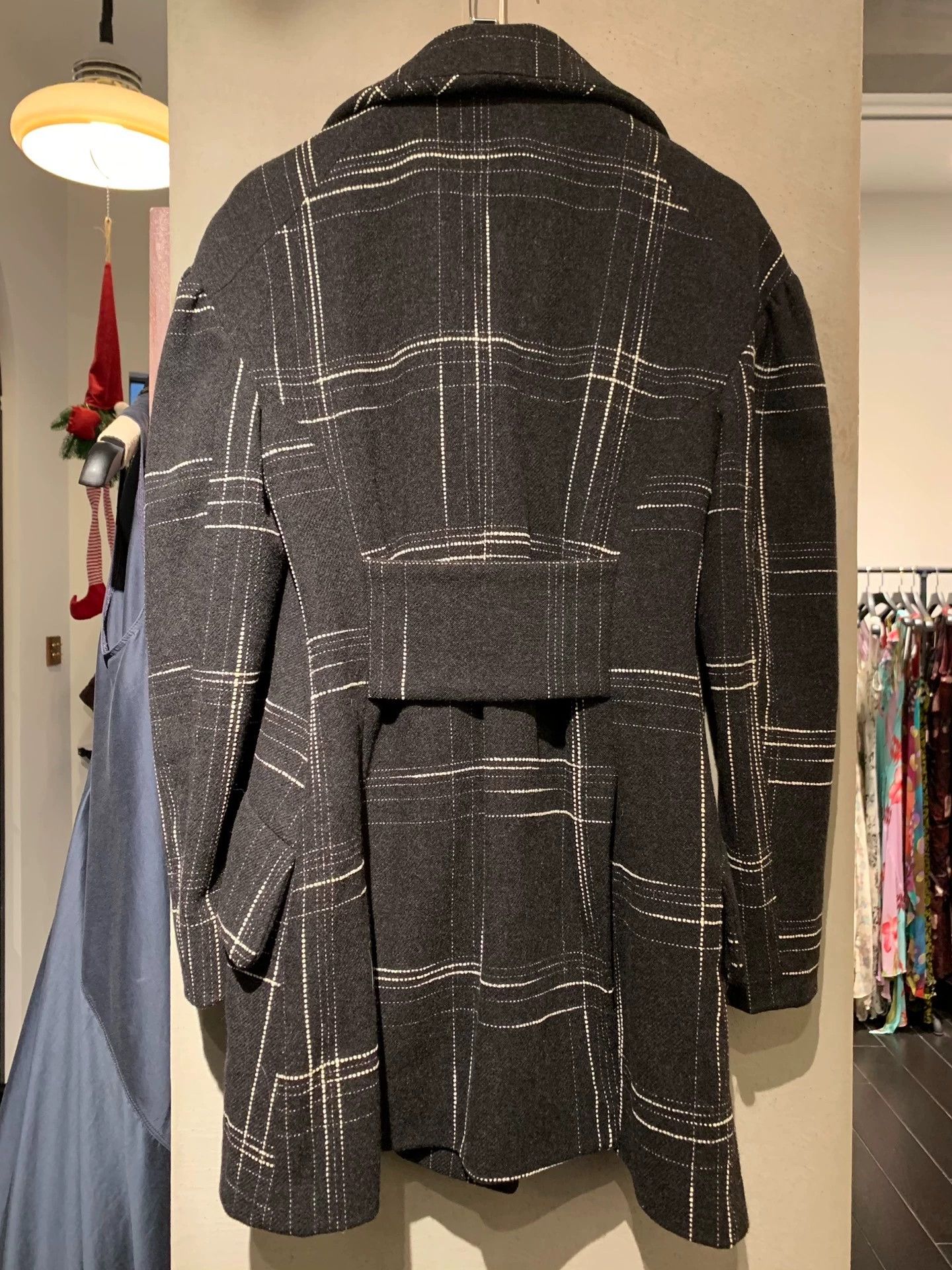 Vivienne Westwood Vivienne Westwood Black Label Court Sleeve Check Wool Waist-Cinched Jacket Size XS / US 0-2 / IT 36-38 - 6 Thumbnail