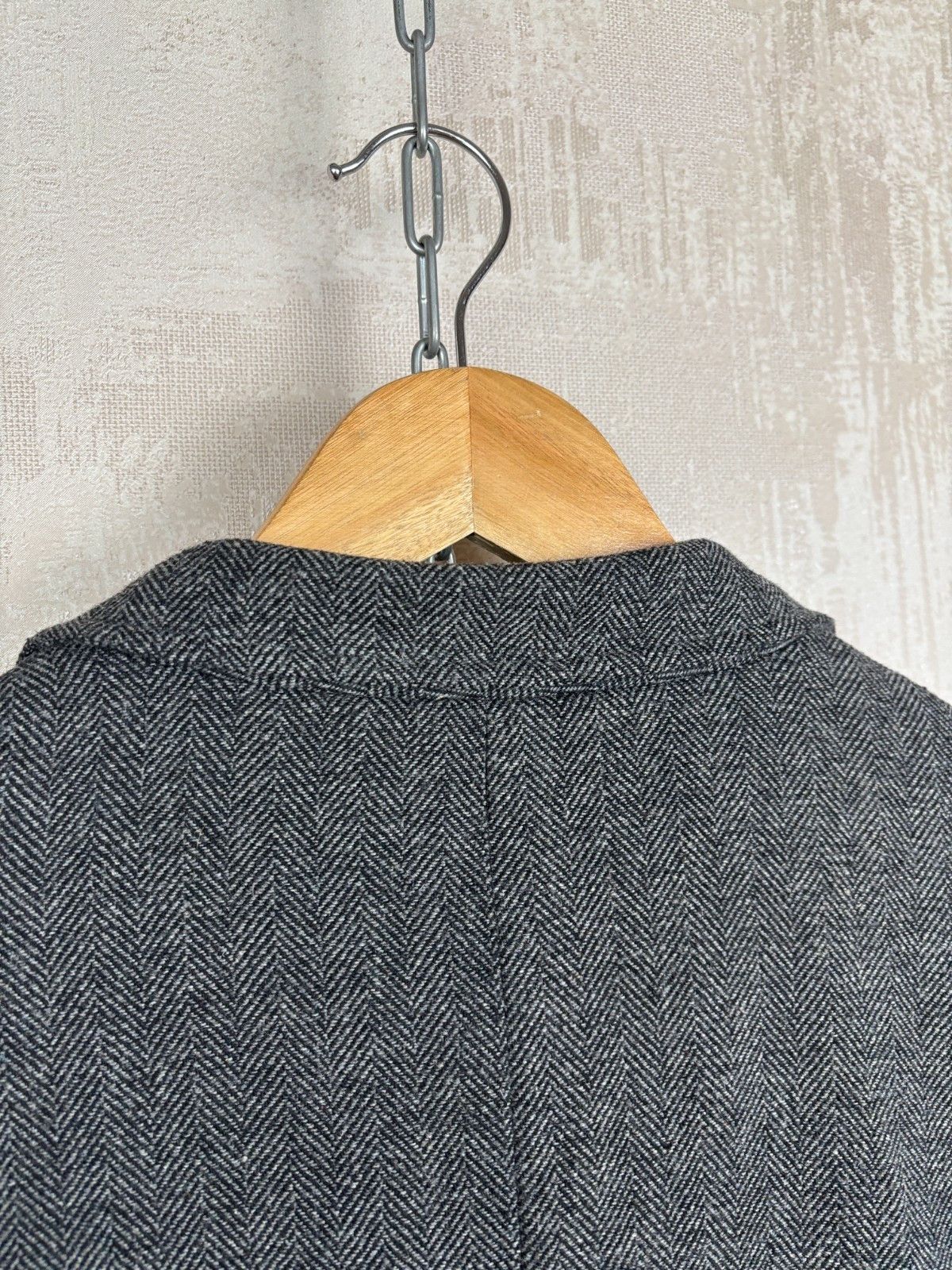 Scotch & Soda Scotch & Soda Wool Blend Herringbone Tweed Blazer Elbow Pads Size US L / EU 52-54 / 3 - 17 Thumbnail