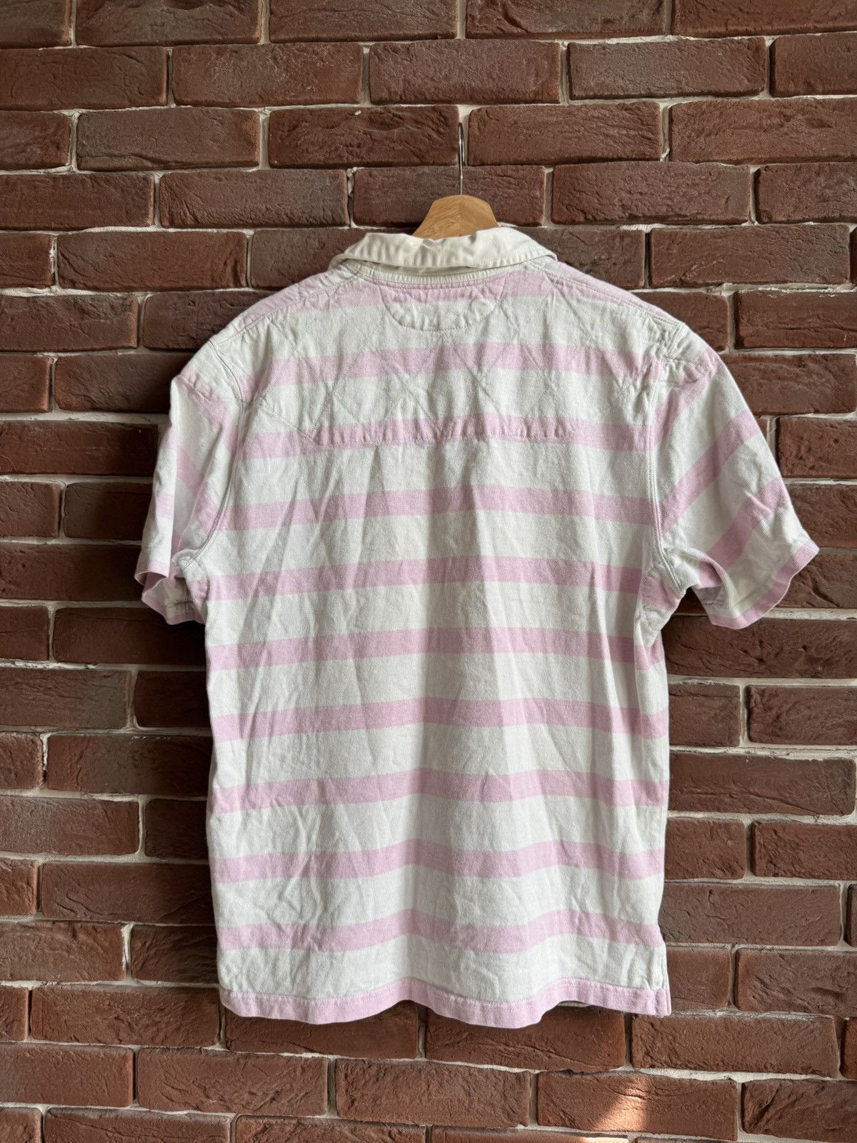 Polo Ralph Lauren Vintage Rugby Polo Ralph Lauren PRL White Pink Large Hype Size US L / EU 52-54 / 3 - 2 Thumbnail