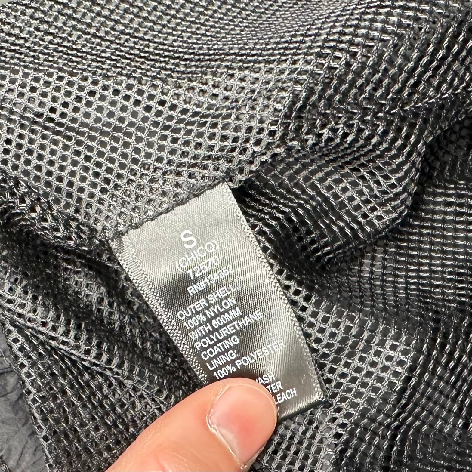Japanese Brand Nylon Joggers Jet Black Mesh Lined Size US 30 / EU 46 - 4 Thumbnail