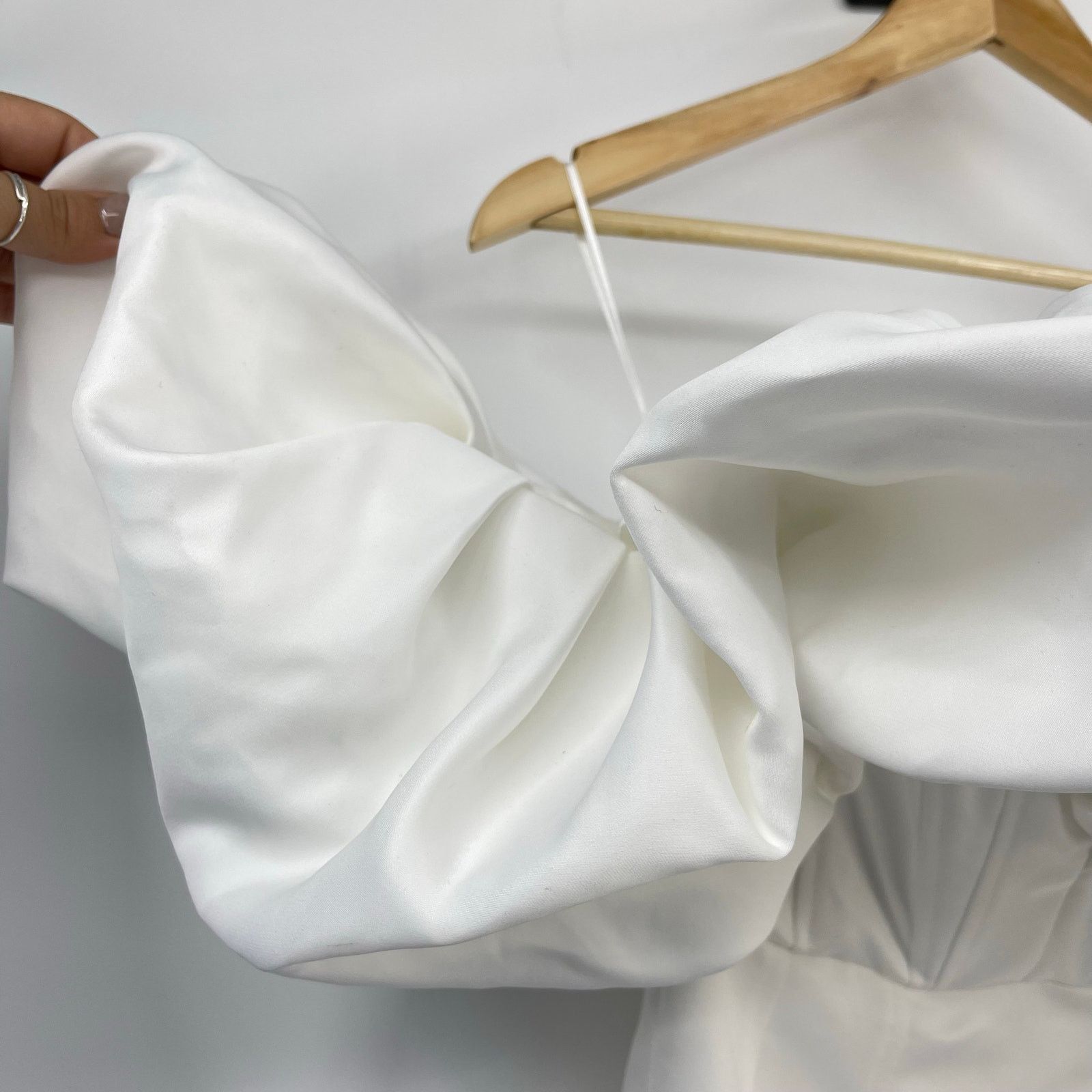 Line & Dot Samara Dress in Off White Midi XS