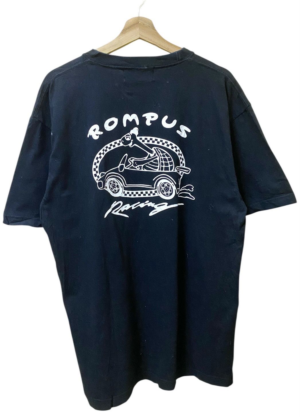 Japanese Brand Rompus Racing Crewneck Tee Size US L / EU 52-54 / 3 - 2 Thumbnail