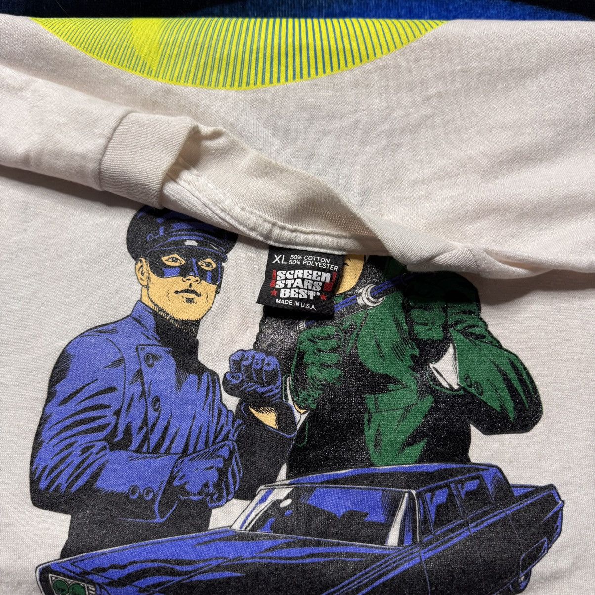 Vintage 90's Green Hornet Tee Size US XL / EU 56 / 4 - 3 Thumbnail