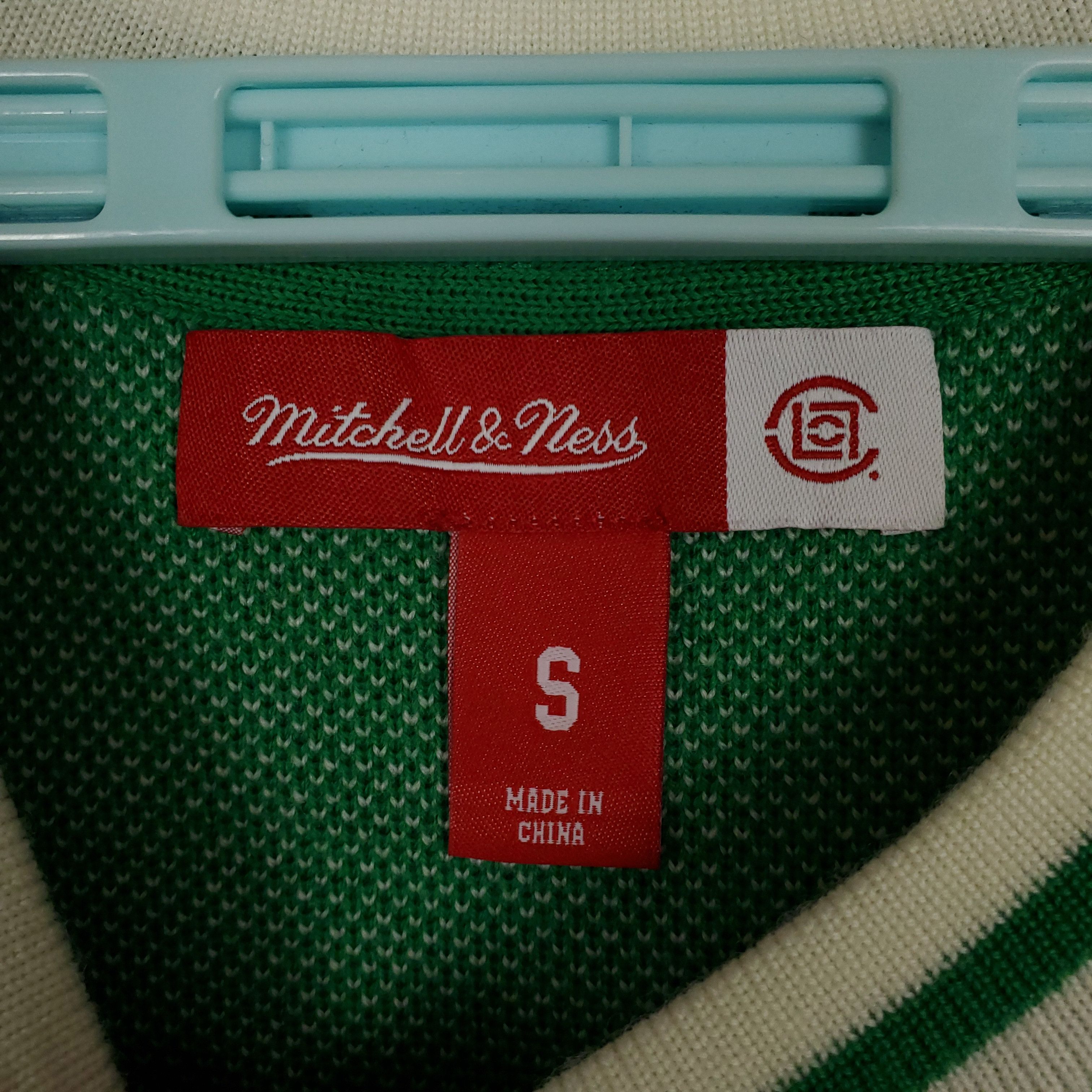 CLOT × Mitchell & Ness Larry Bird Boston Celtics Mitchell & Ness Knit Jersey XSmall Size US S / EU 44-46 / 1 - 6 Thumbnail