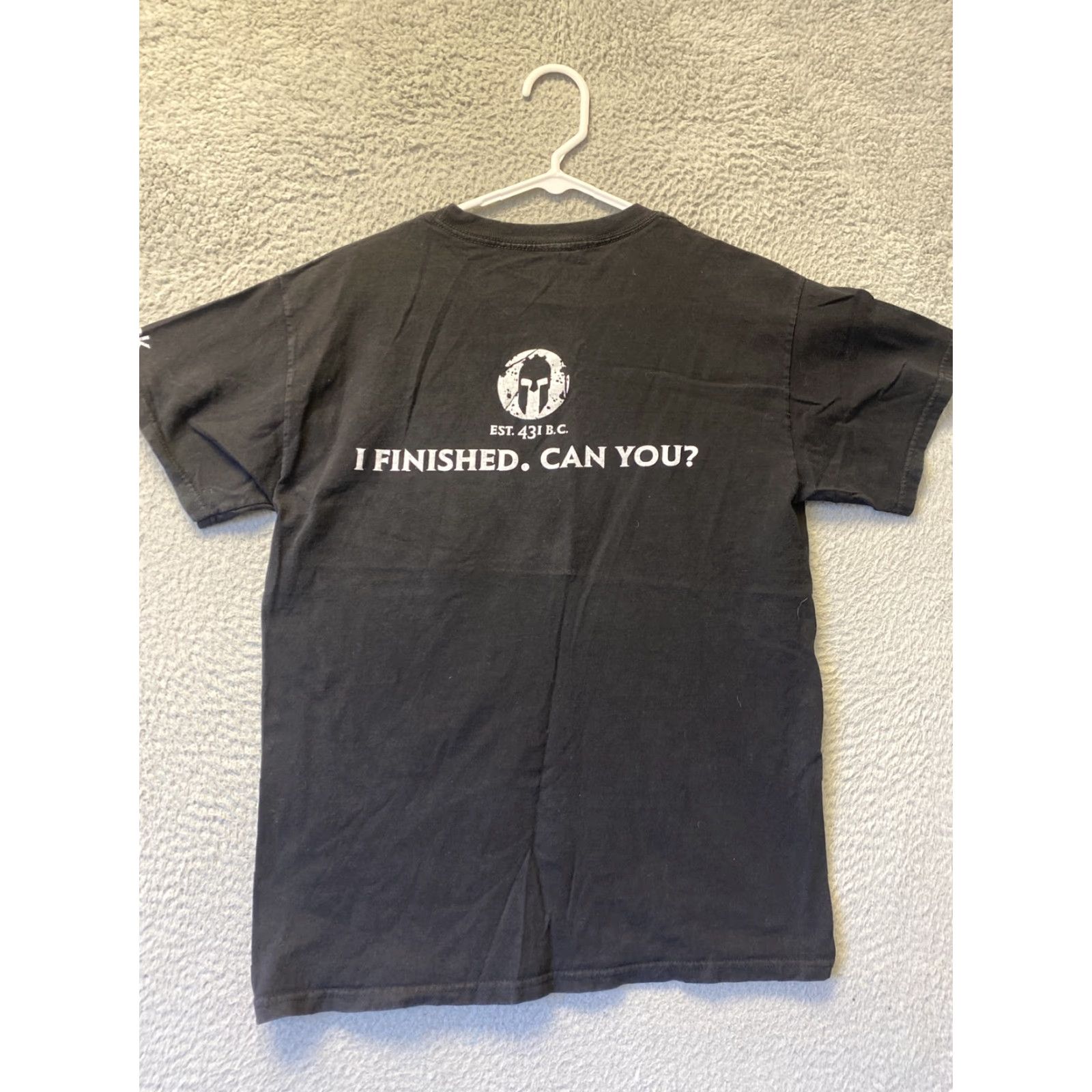 Reebok VINTAGE Reebok Spartan Race Finisher T-Shirt Adult Medium Black Graphic Tee Mens Size US M / EU 48-50 / 2 - 7 Thumbnail