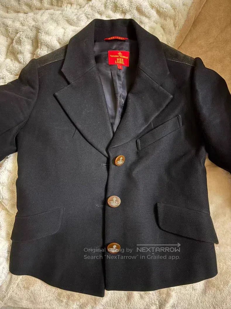 Vivienne Westwood Vivienne Westwood Black cotton and suede jacket Size L / US 10 / IT 46 - 1 Thumbnail