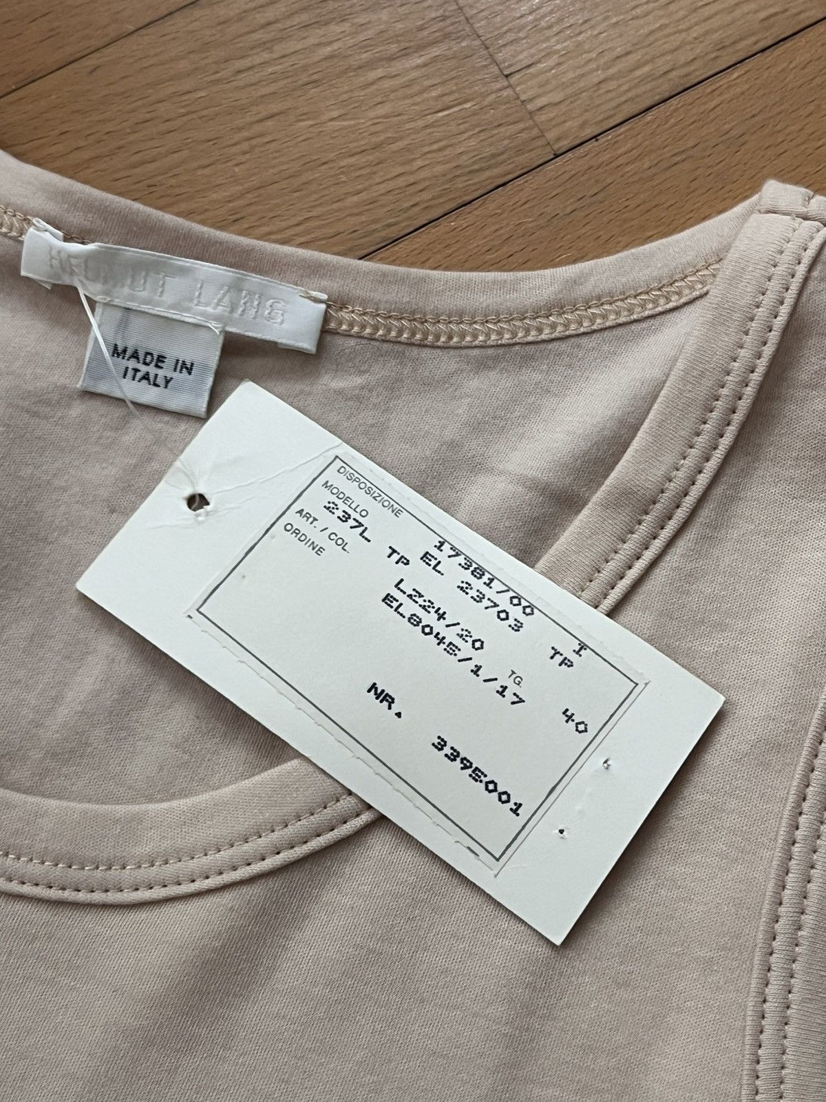 Helmut Lang Vintage Brand new Helmut Lang tank top Size M / US 6-8 / IT 42-44 - 4 Thumbnail