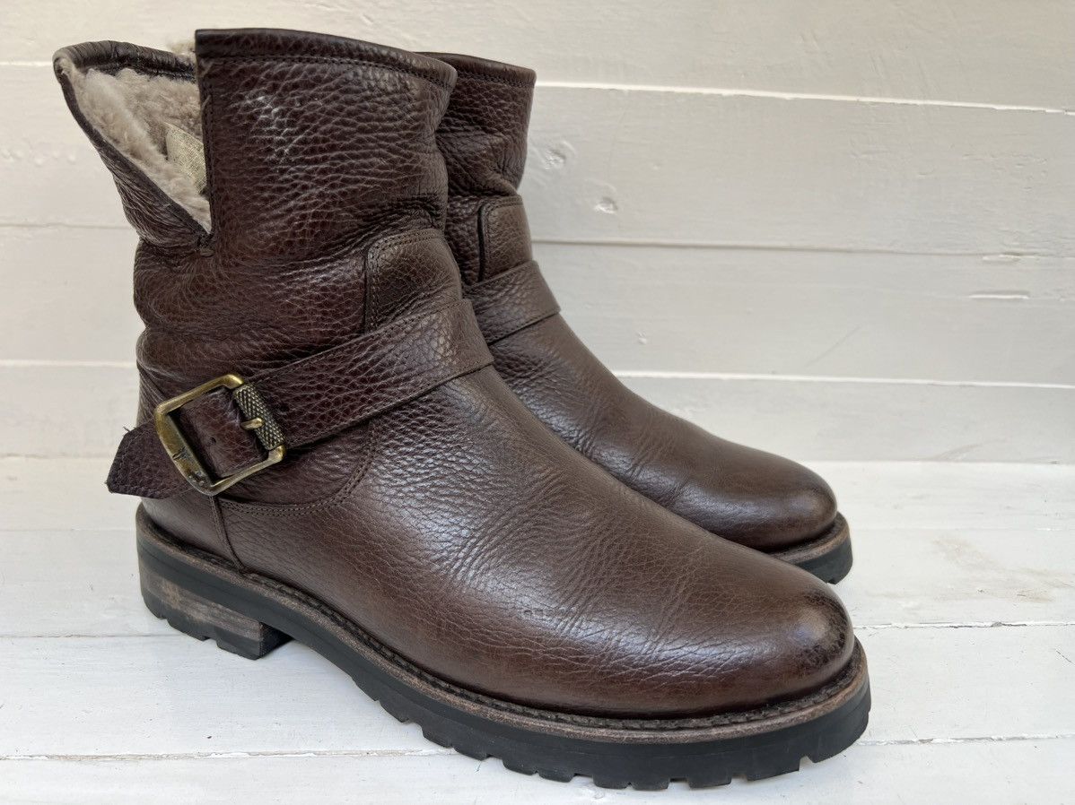 Frye Frye Natalie Shearling lined Brown leather Boots Size US 7.5 / IT 37.5 - 1 Thumbnail