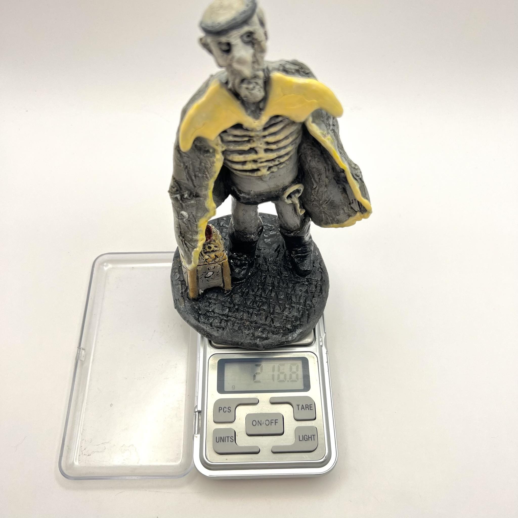 Vintage Ceramic Figurine Skeleton Death Character USSR Cartoon Size ONE SIZE - 4 Thumbnail