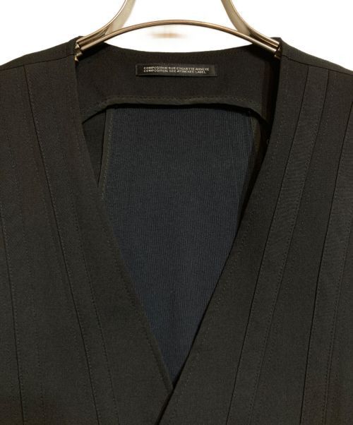 トップス Yohji Yamamoto Pour Homme Knit Vest YOHJI YAMAMOTO POUR HOMME - FW93 Wool vest with side cutouts – L