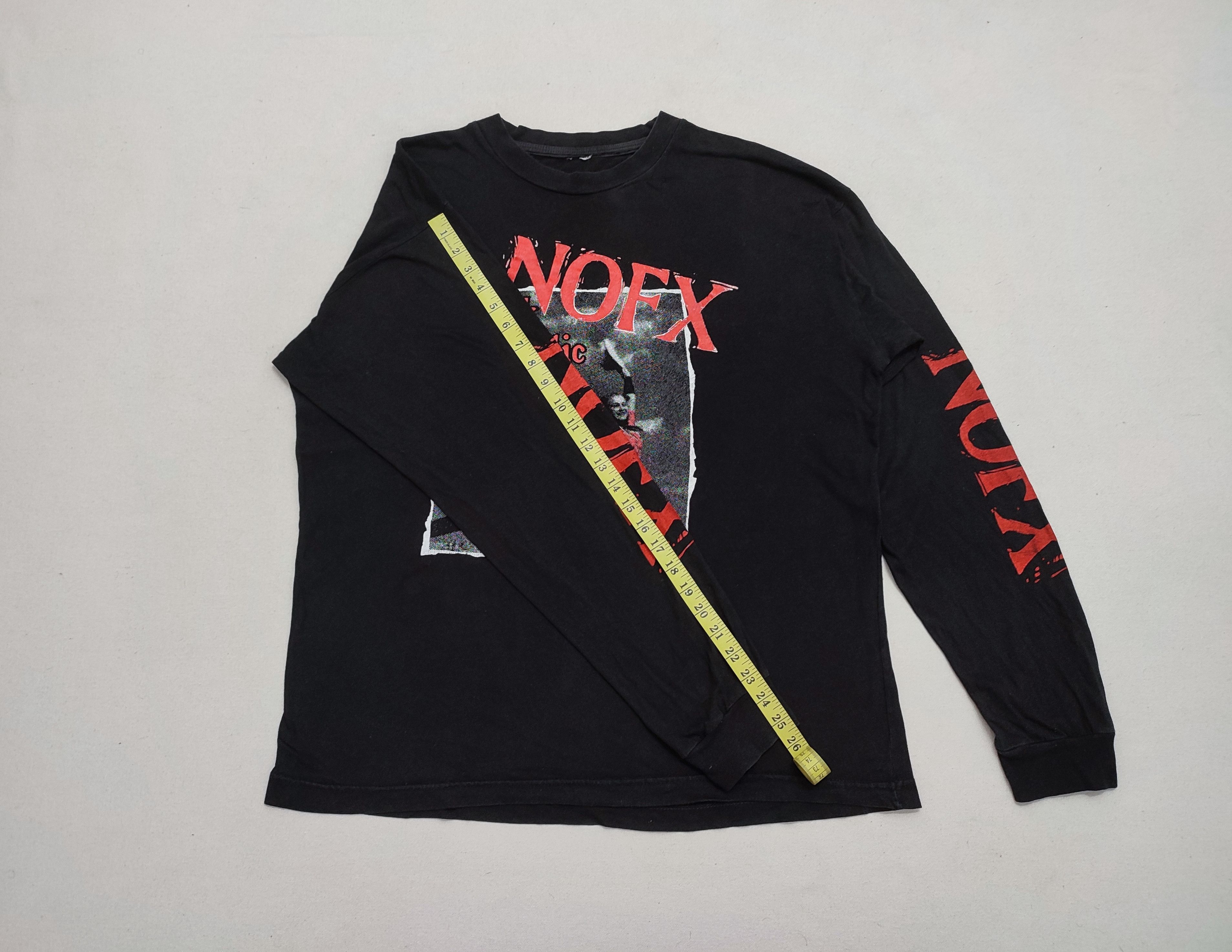 Vintage Vintage 1990s NOFX Punk In Drublic Album Long Sleeve Tee Size US XL / EU 56 / 4 - 5 Thumbnail