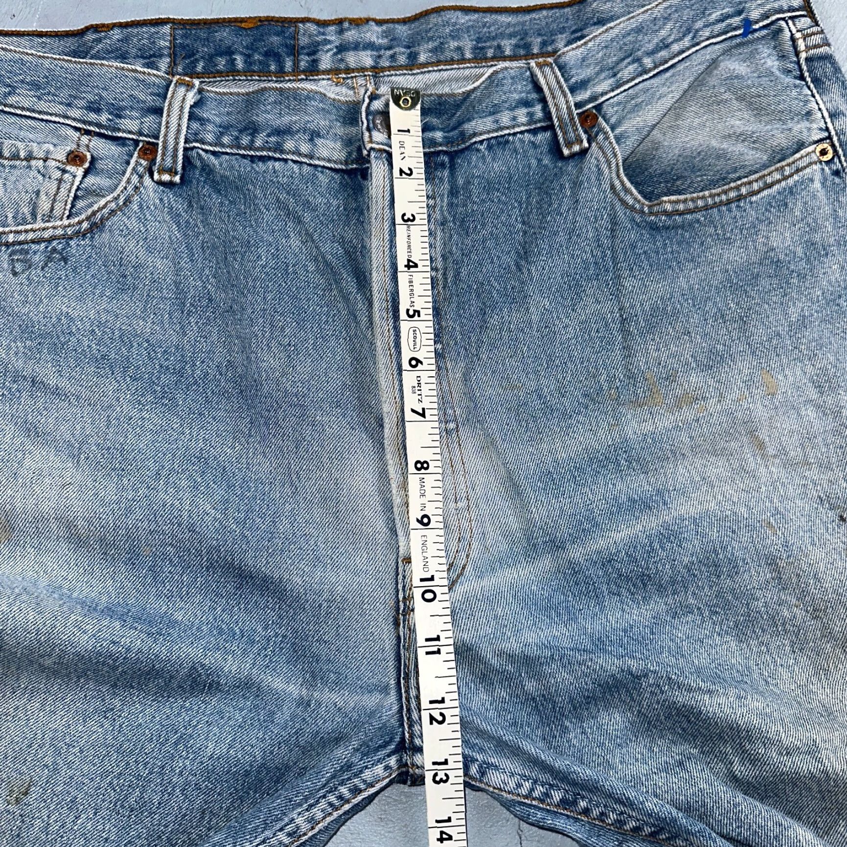 Levi's VINTAGE Levi's 501 Jeans Straight Fit Men 40x36 Light Wash 90s Y2K Cotton denim Size US 40 / EU 56 - 7 Thumbnail