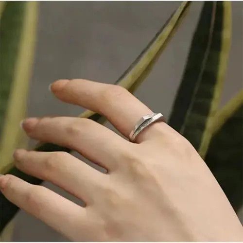 Vintage Vintage Double Layered Carved Mountain Opening Ring Size ONE SIZE - 2 Thumbnail