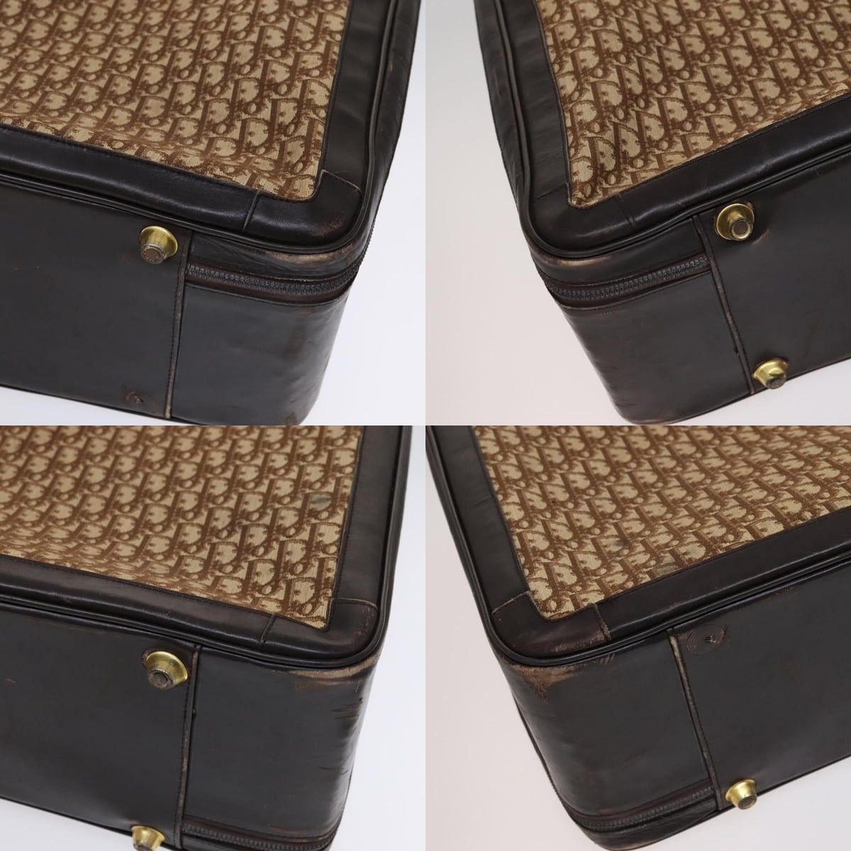 Dior DIOR Trotter Canvas Suitcase Brown Size ONE SIZE - 10 Thumbnail