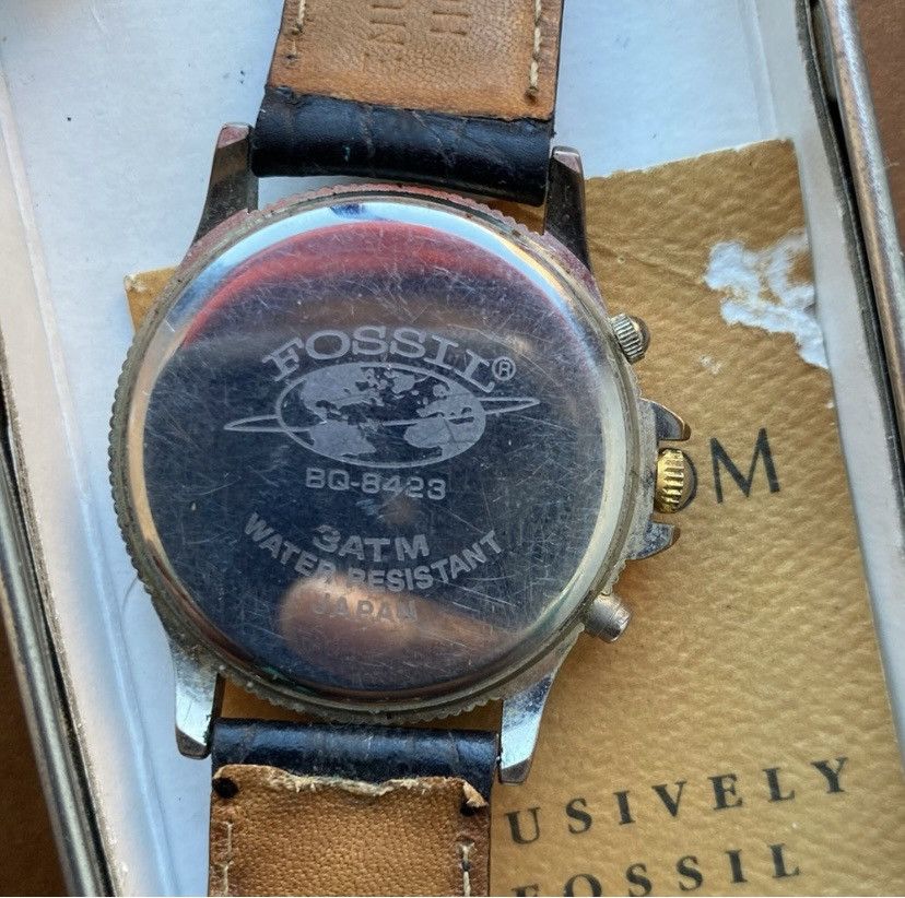 Fossil 1995 FOSSIL CHRONOGRAPH MOON PHASE WATCH BQ-8423 Size ONE SIZE - 6 Thumbnail