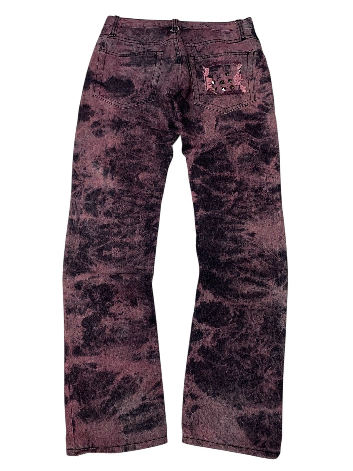 Hysteric Glamour Bernings Sho Acidwash Distress Straight Jeans Size US 28 / EU 44 - 10 Thumbnail