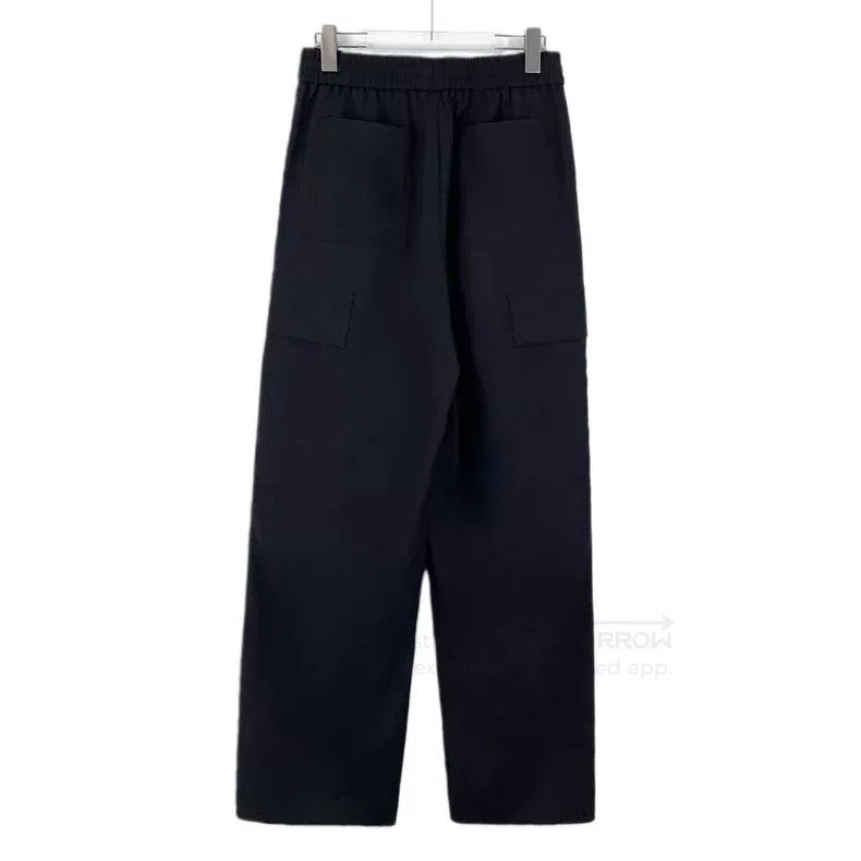 Givenchy Givenchy Black Logo Letter Embroidered Wool Casual Long Pa Size US 32 / EU 48 - 2 Thumbnail